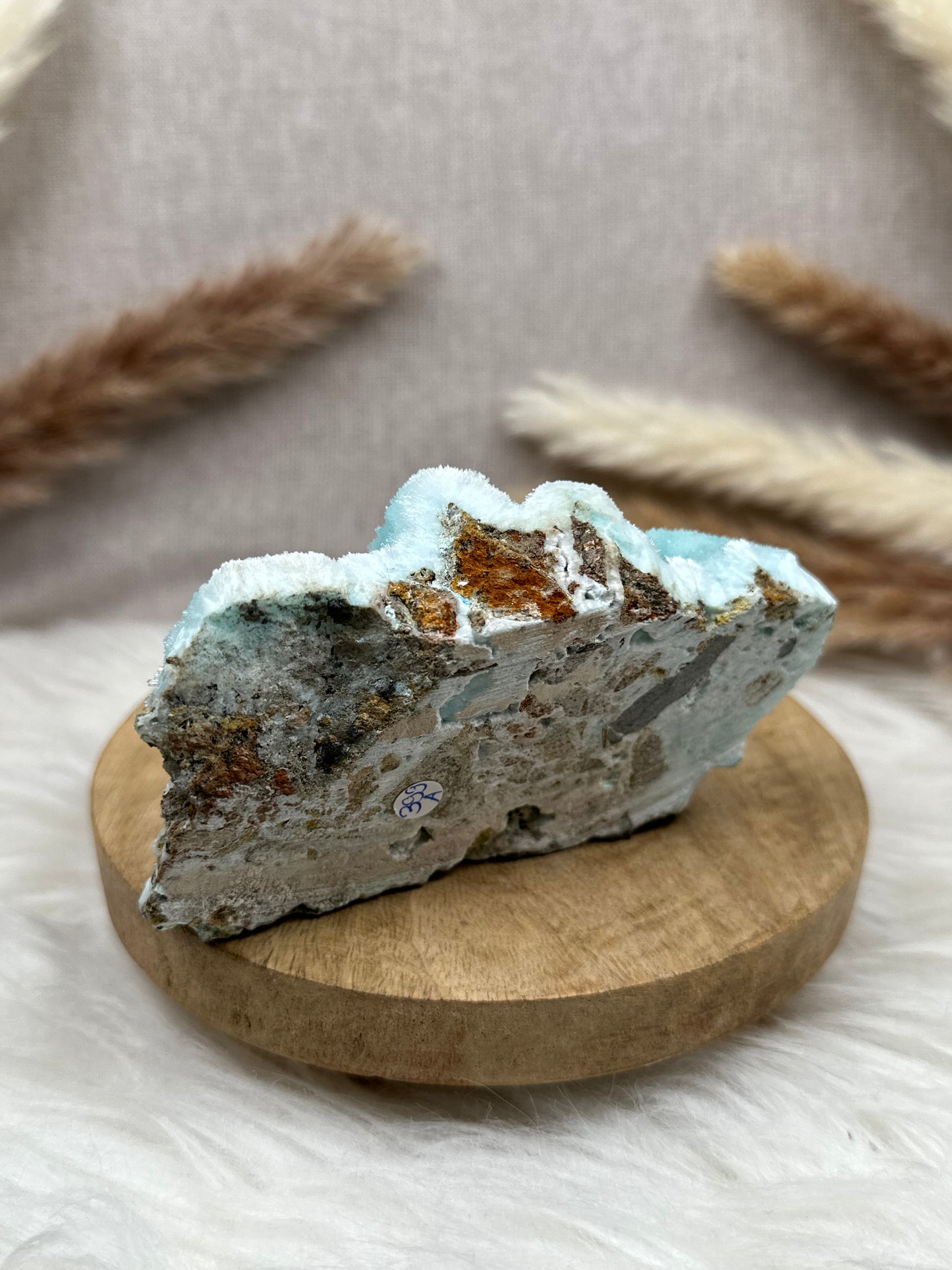 Blaue Aragonit Stufe (1)