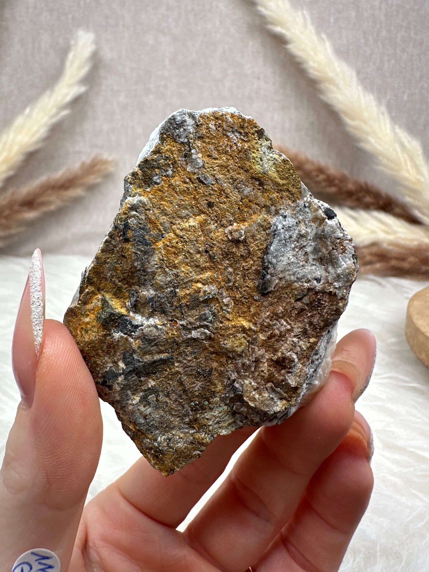 Blau-grüne Aragonit Stufe (4)