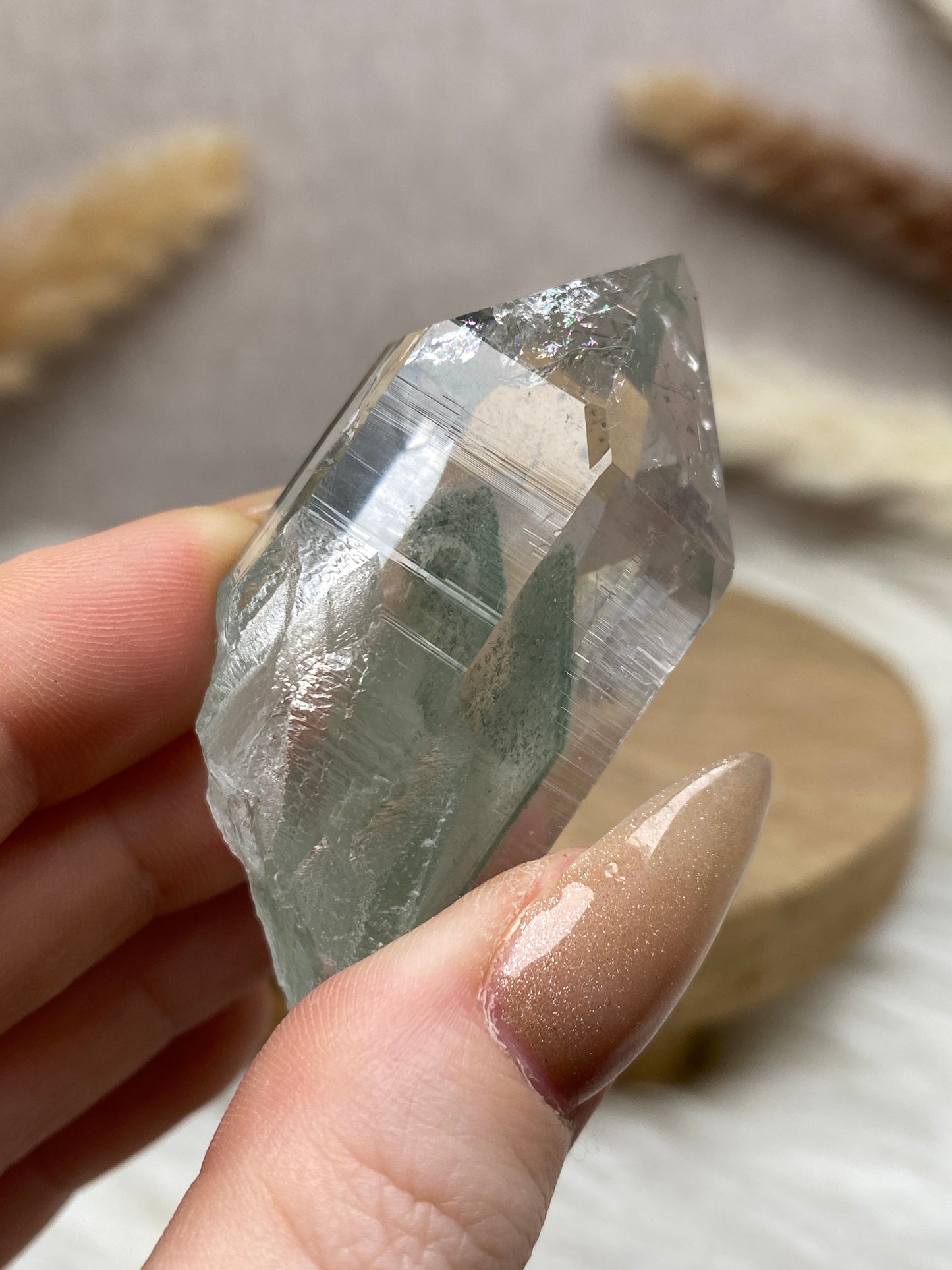 Himalaya Quarz Spitze mit Phantom (1)