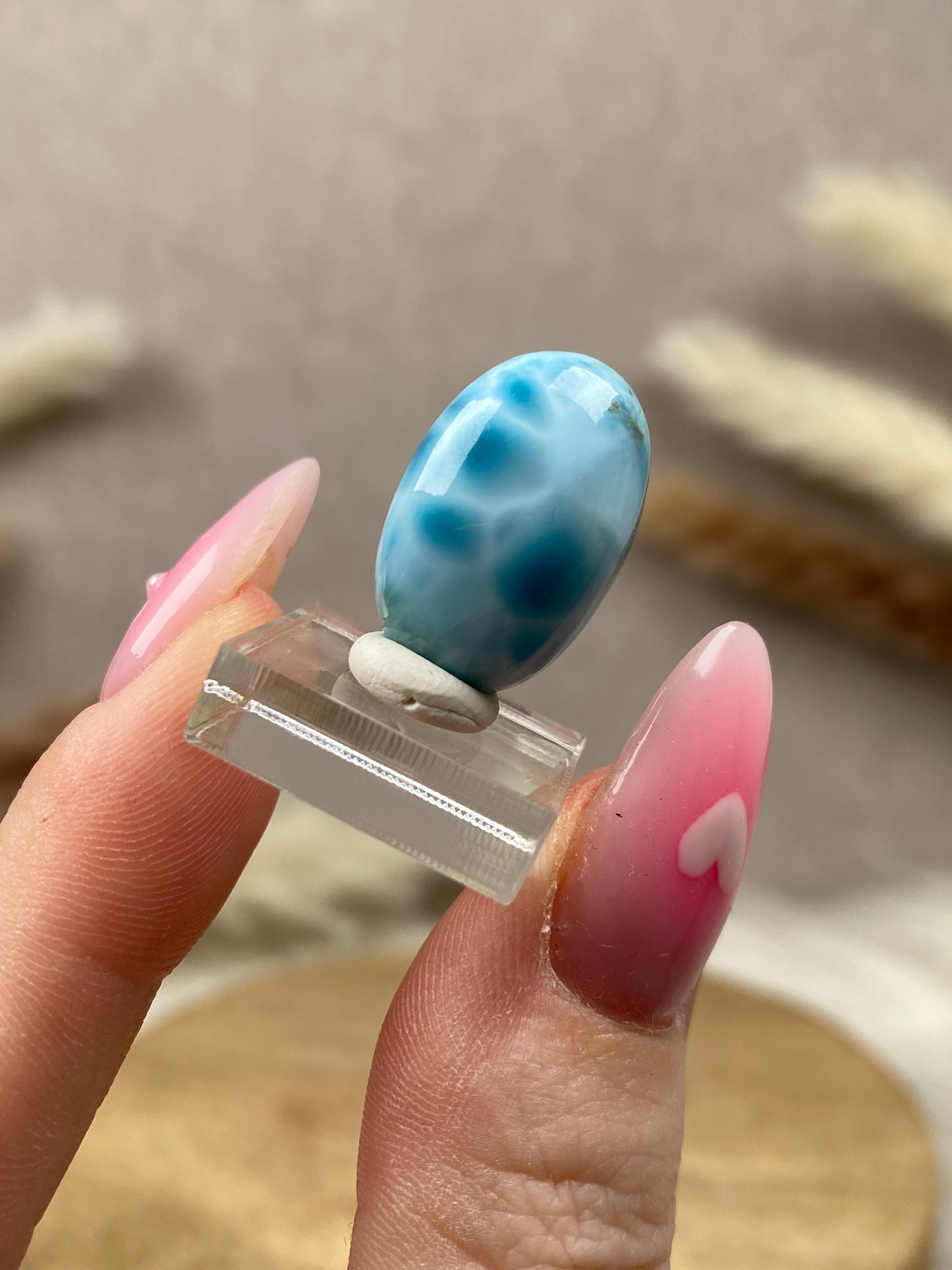 Larimar Cabochon (2)