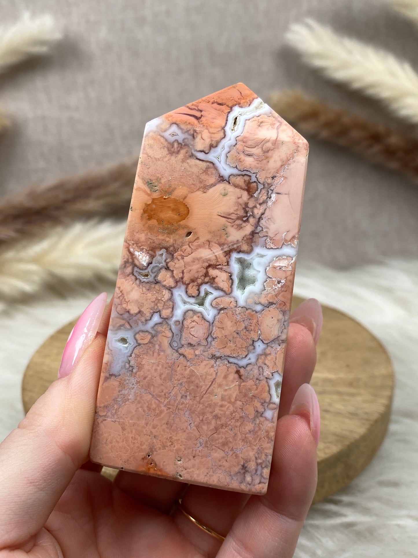 Cotton Candy Achat Turm (1)