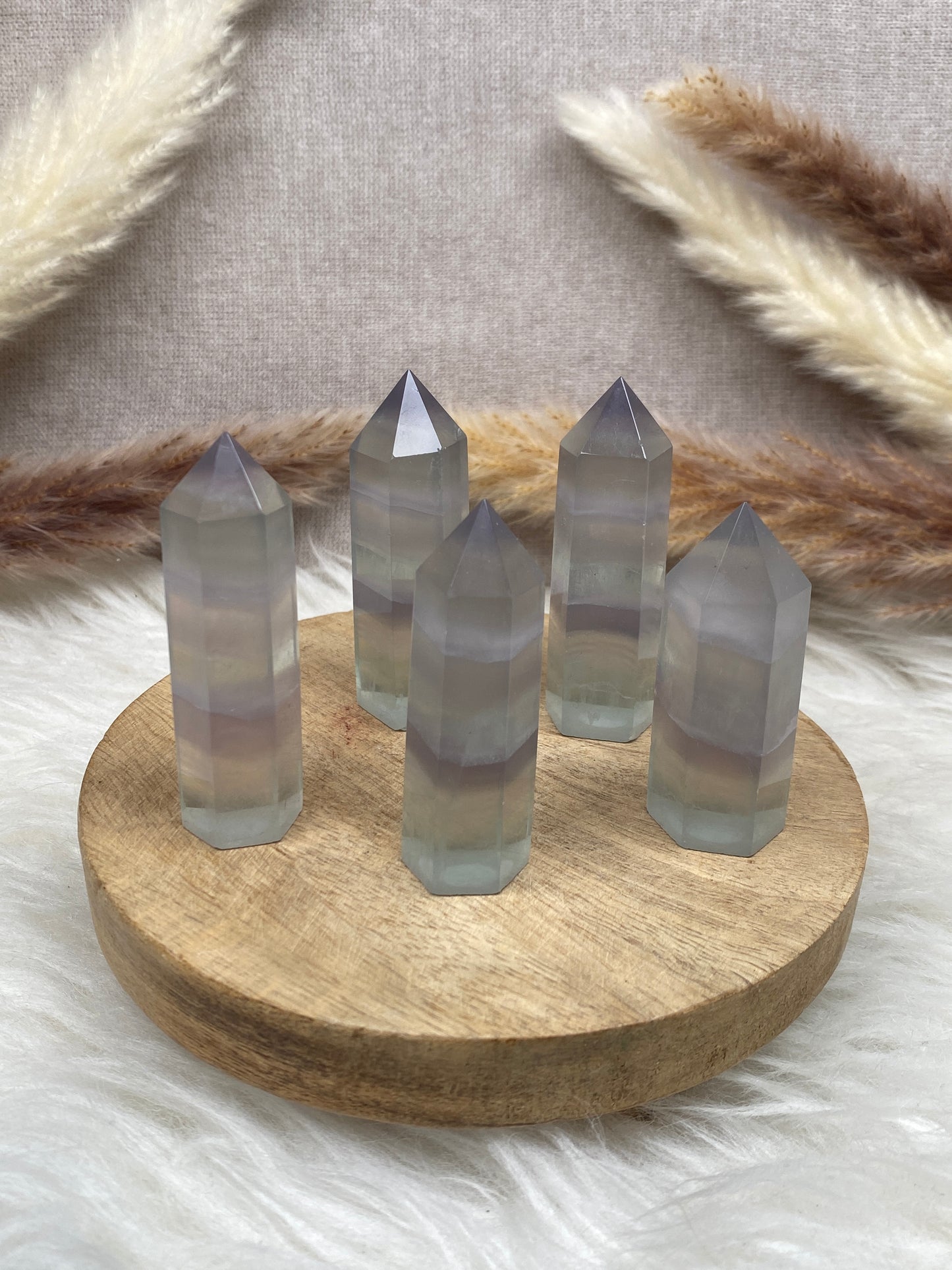 Lavendelfluorit Türme