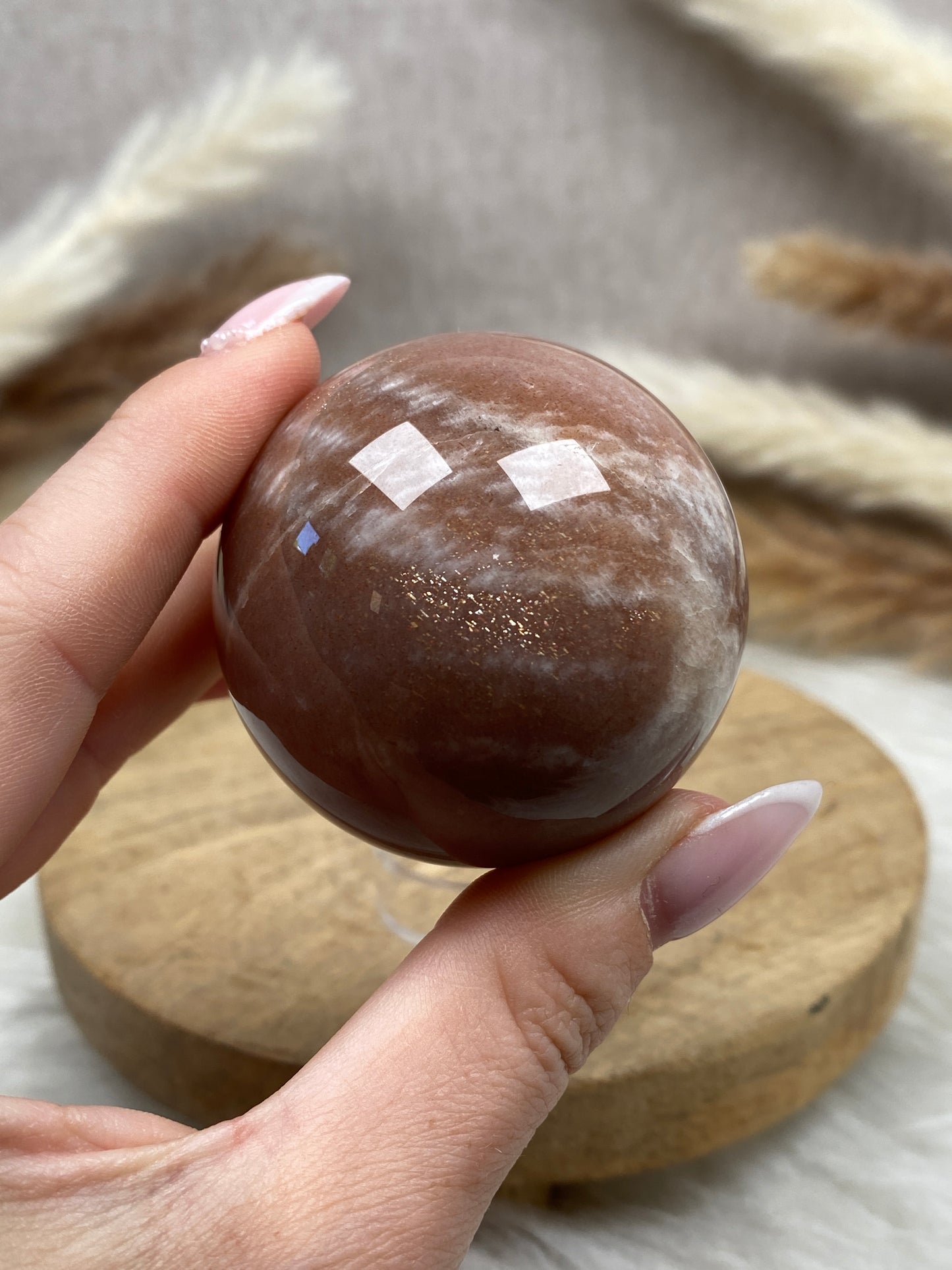 Sonnen-/Mondstein Kugel (3)