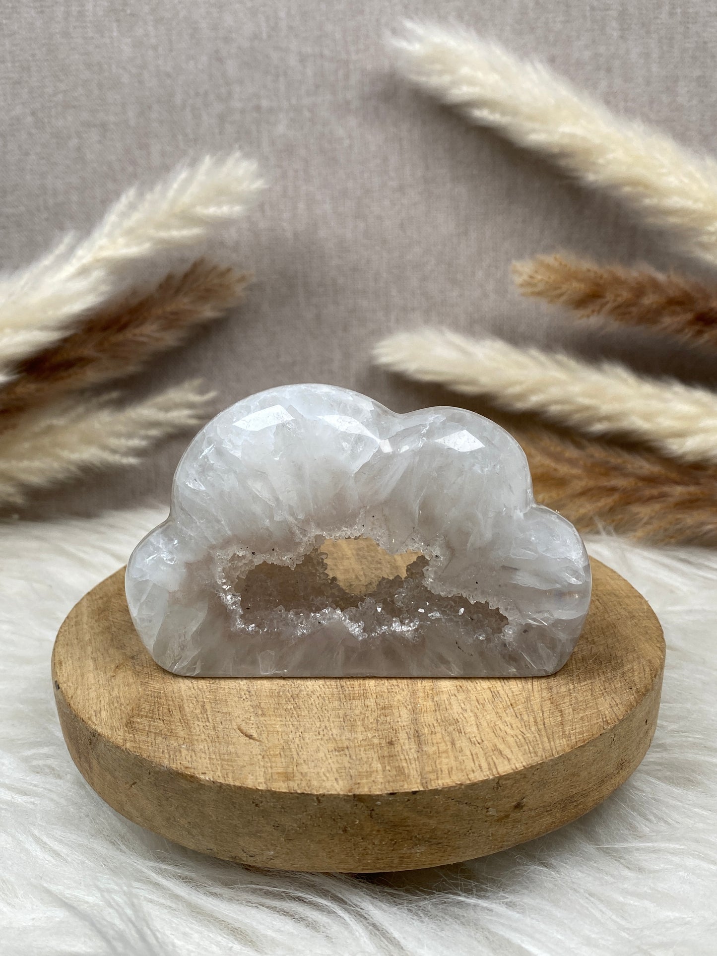 Quarz Wolke mit Druse (2)