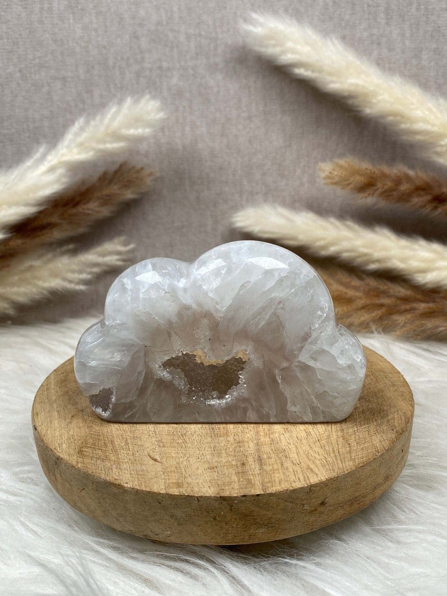 Quarz Wolke mit Druse (2)