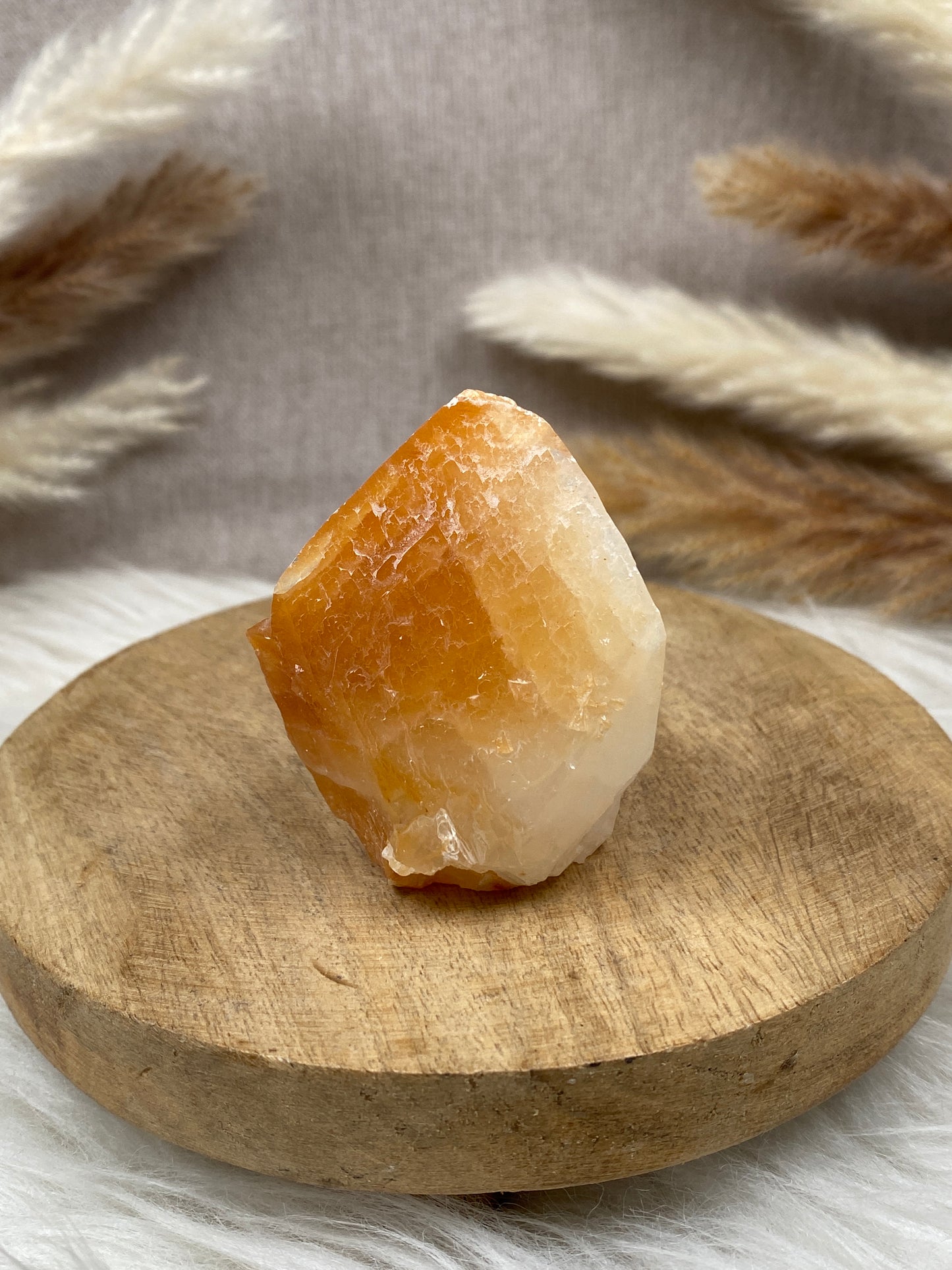 Orangencalcit Stufe (2)