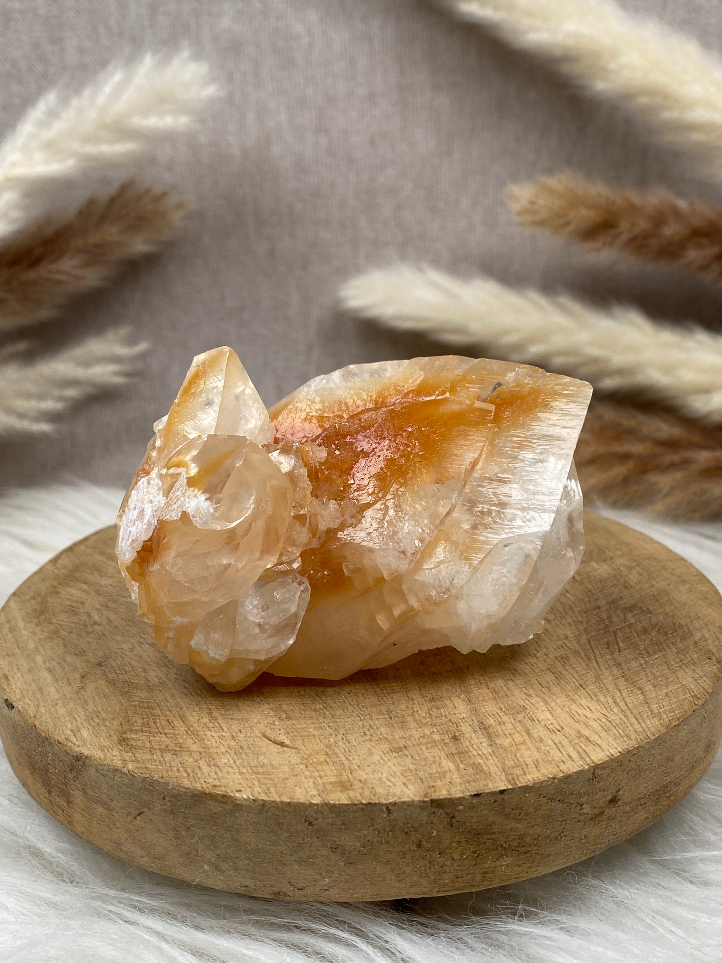 Orangencalcit Stufe (10)