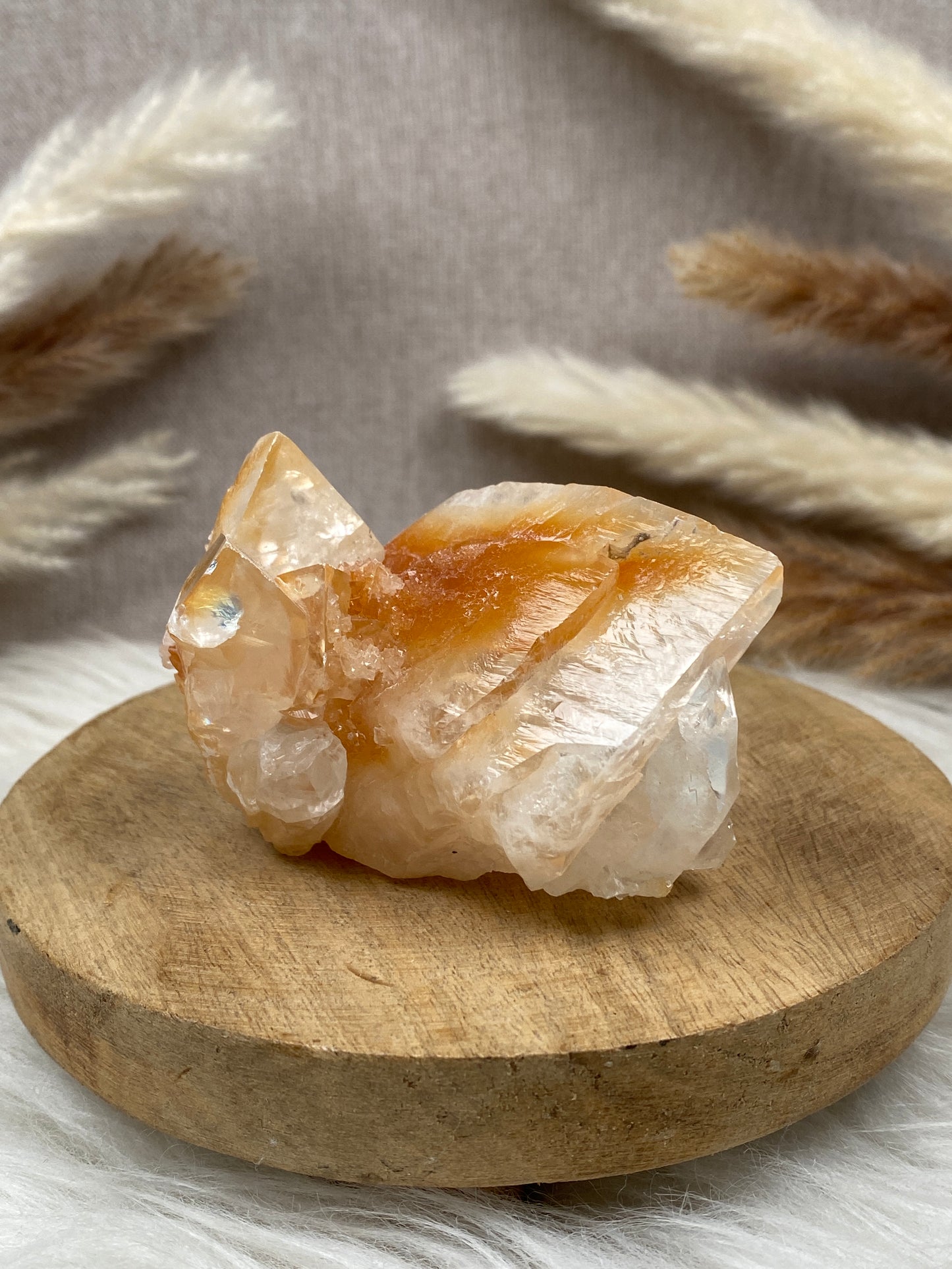 Orangencalcit Stufe (10)