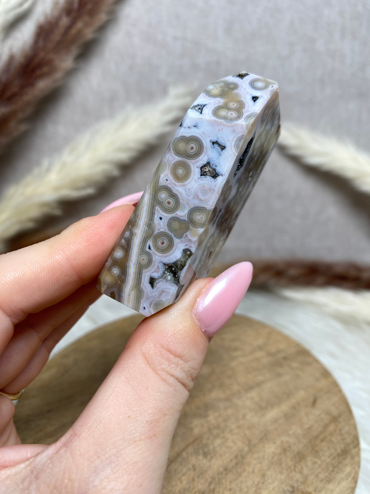 Ozean Jaspis Freiform eckig (2)