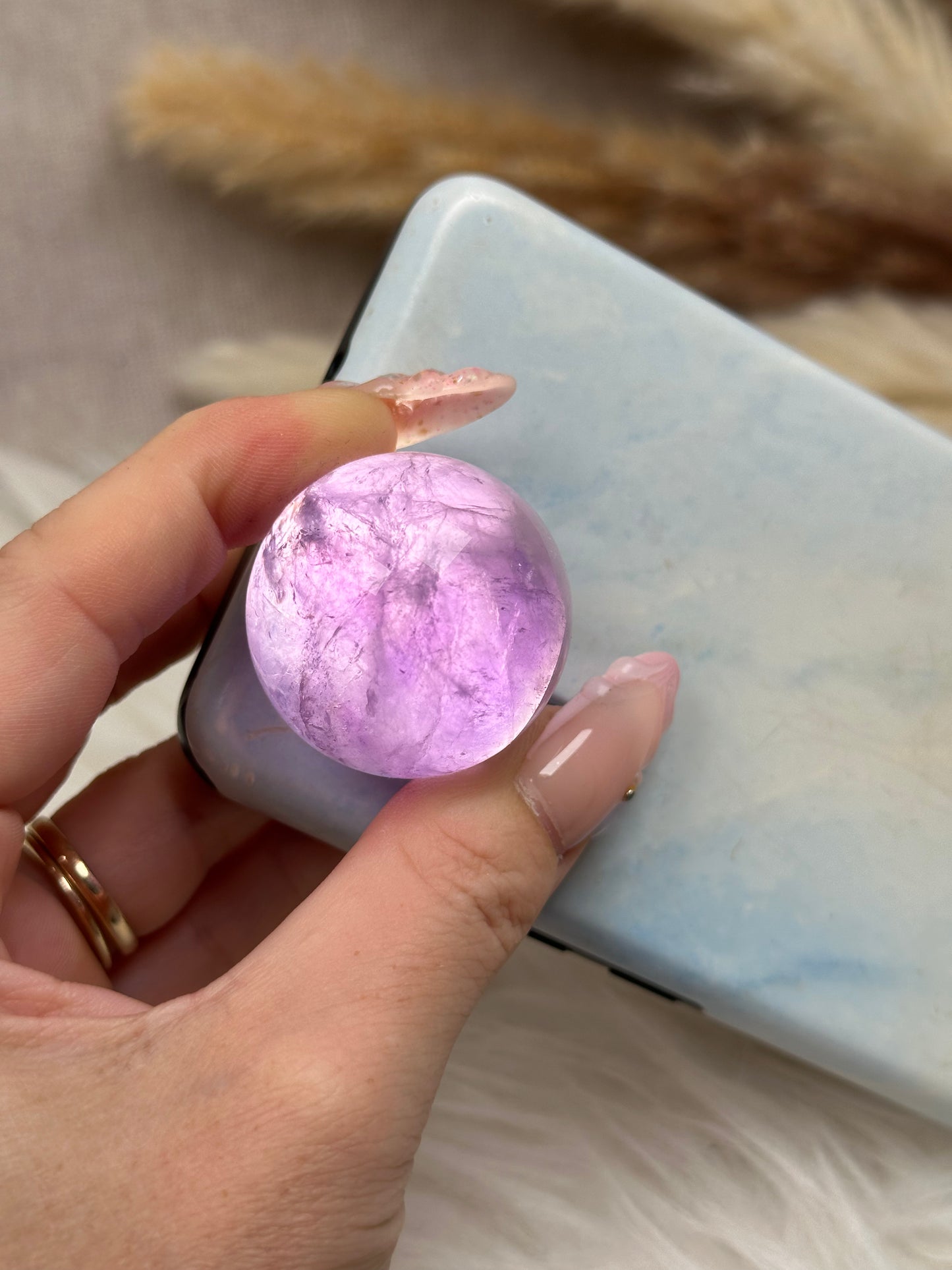 HQ helle Amethyst Kugeln