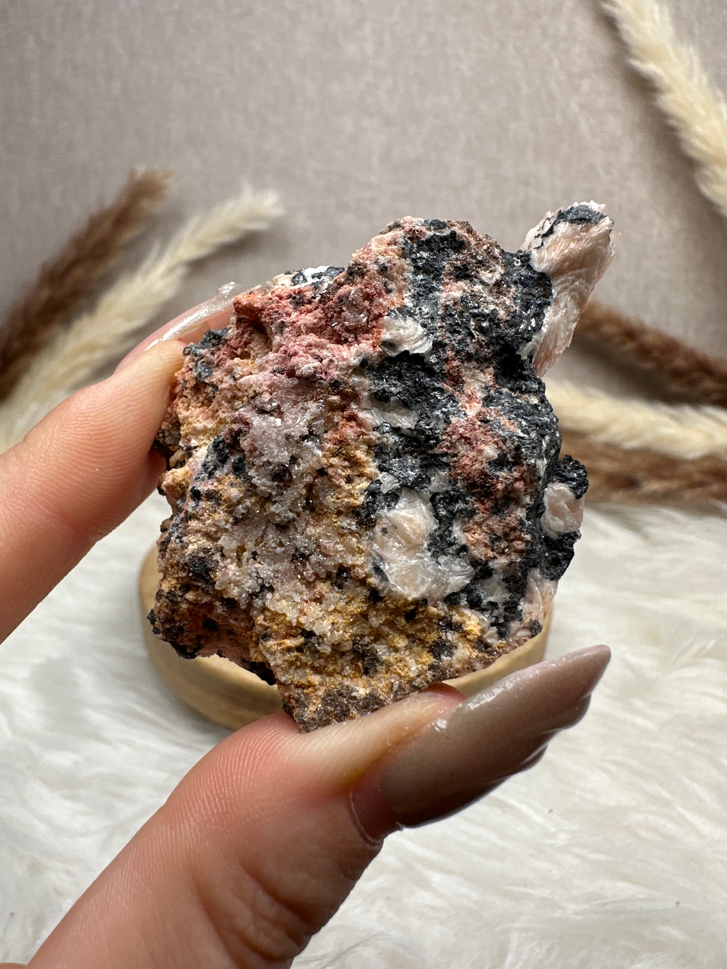 Cerrusit auf Baryt Specimen (3)