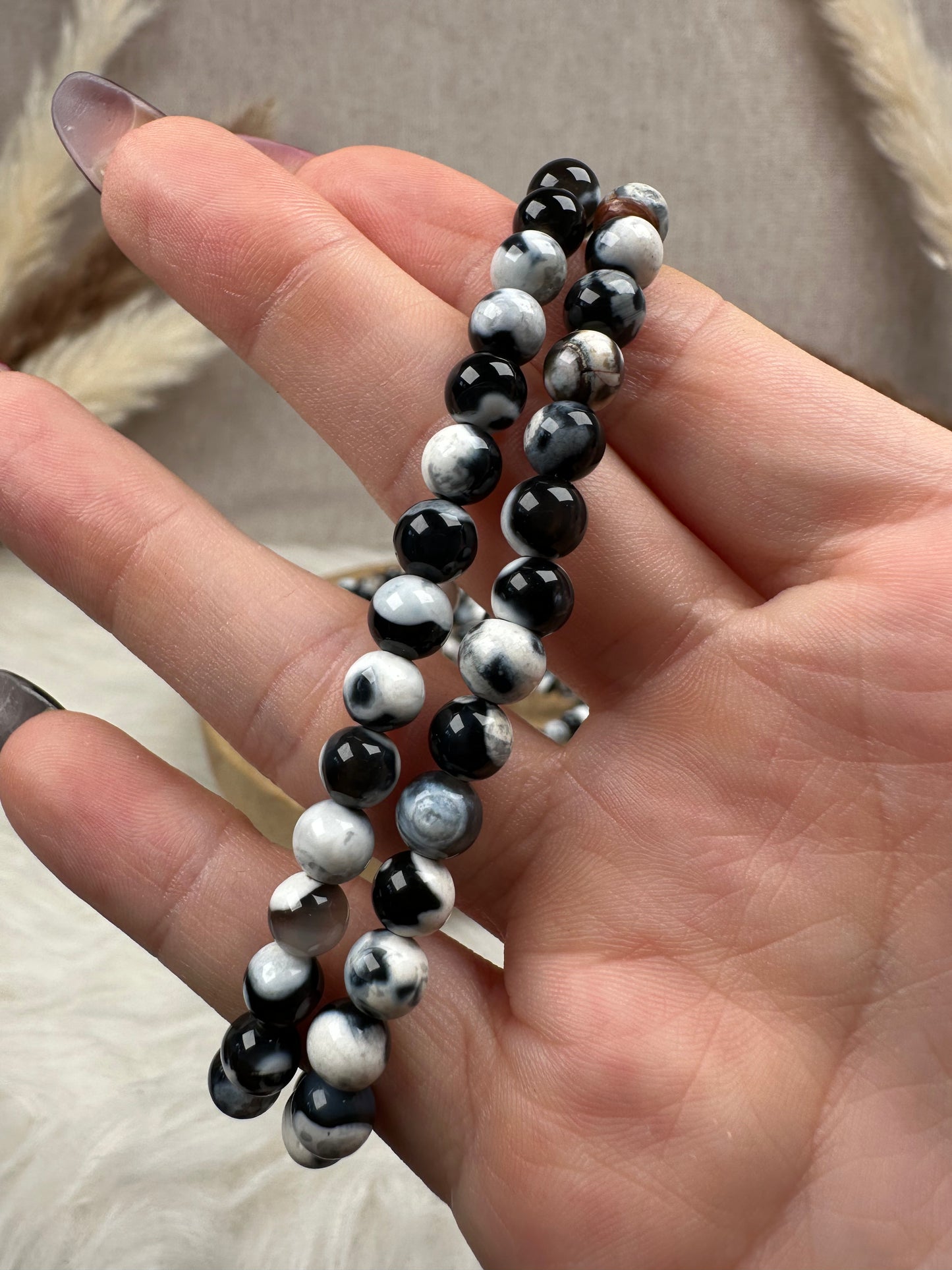 Orca Achat Armbänder