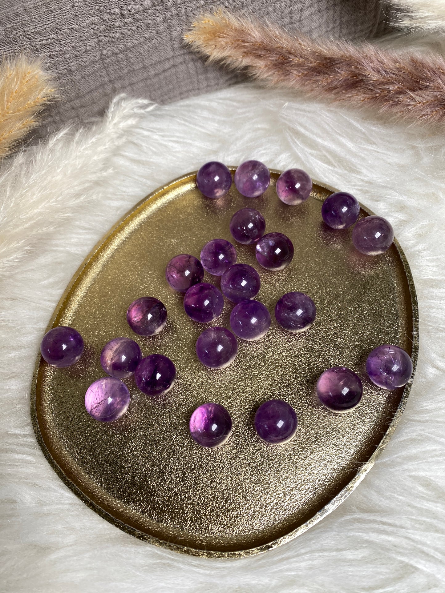 Kleine Amethyst Kugeln (high quality)