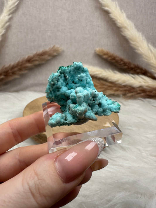 Chrysokoll-Malachit mit Quarz (3)