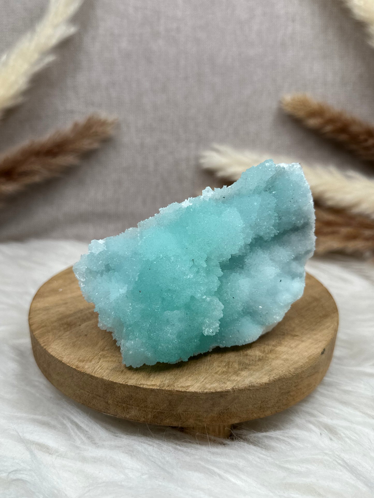 Blaue Aragonit Stufe (2)