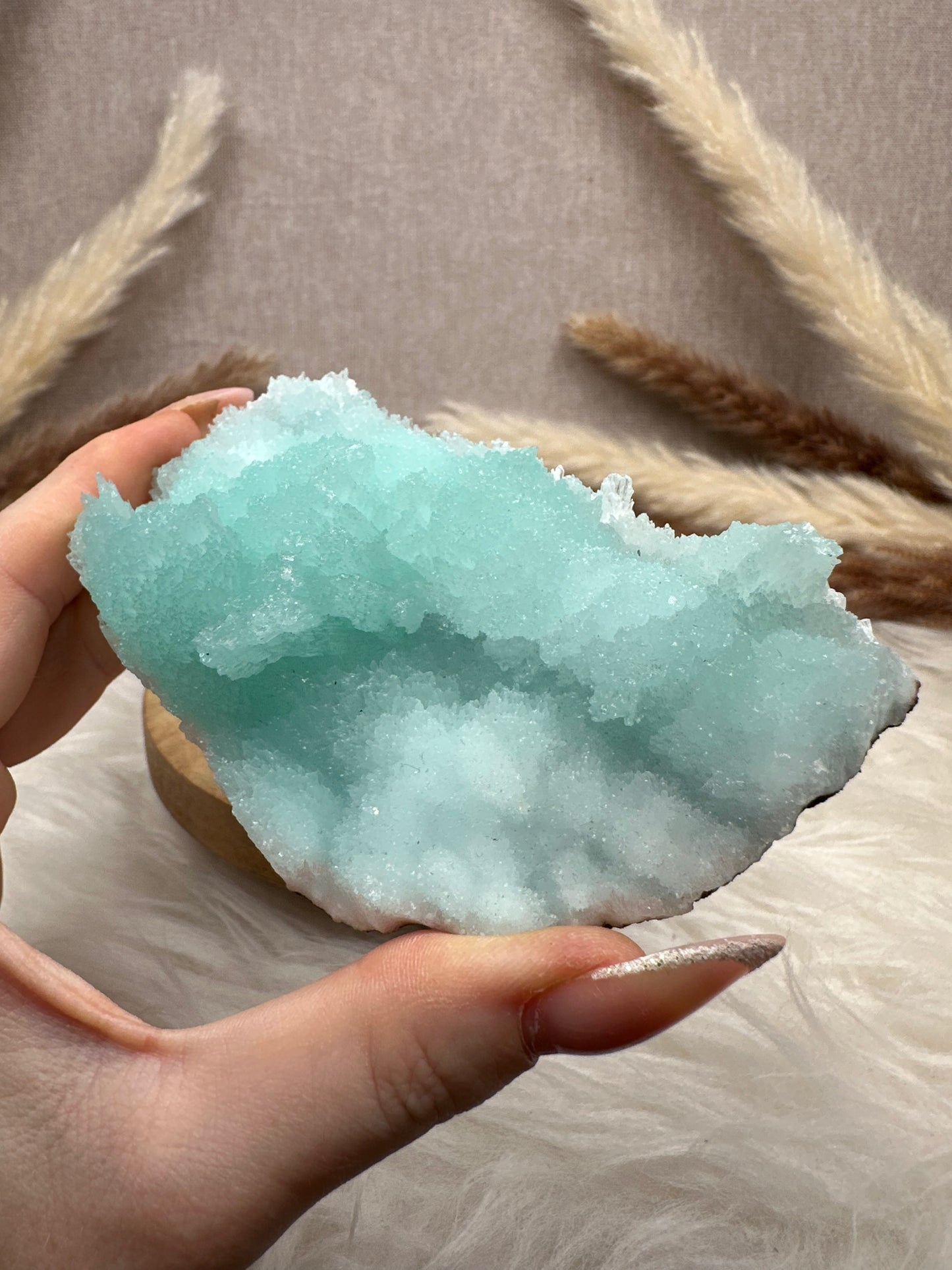 Blaue Aragonit Stufe (2)