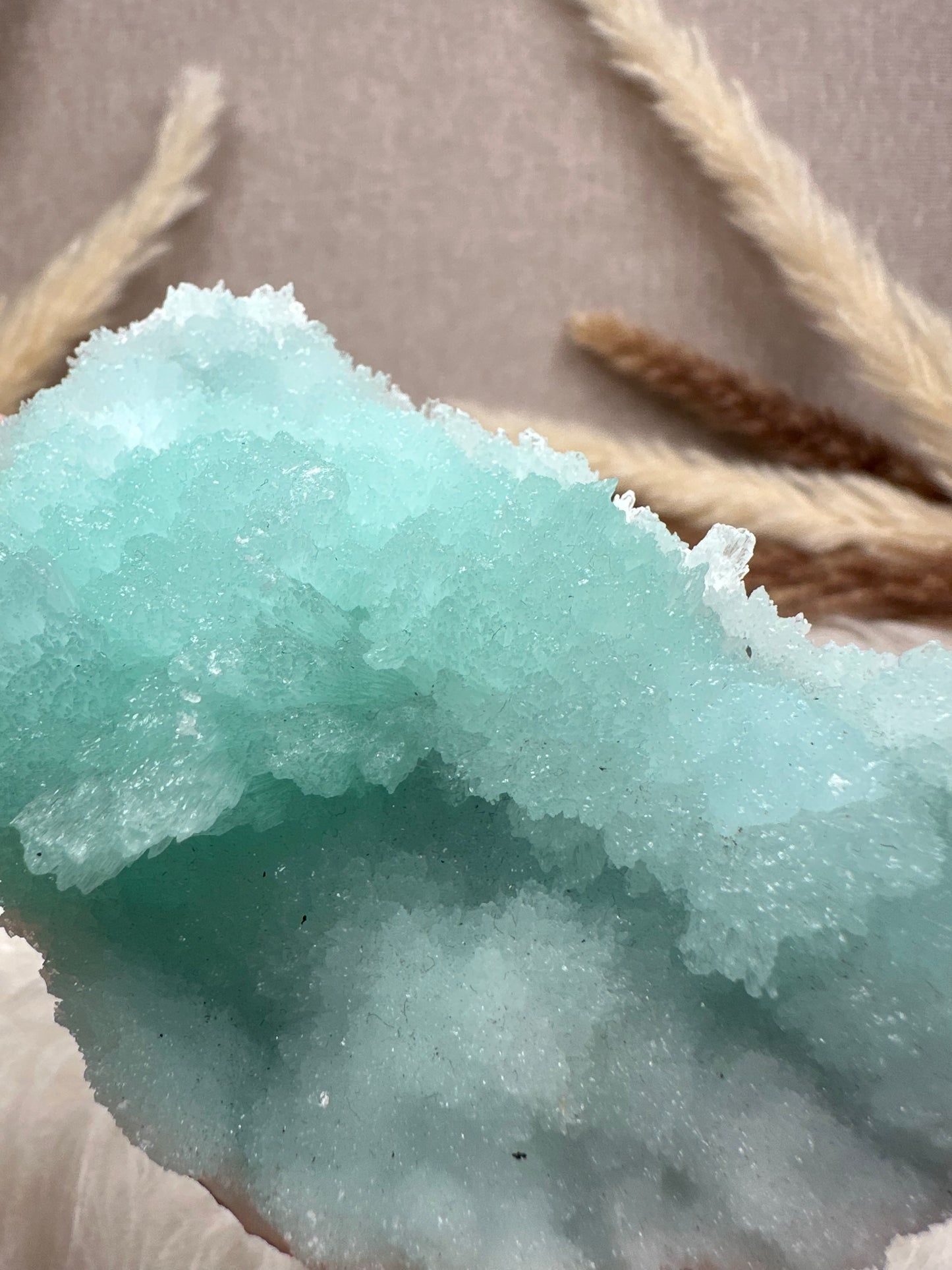 Blaue Aragonit Stufe (2)