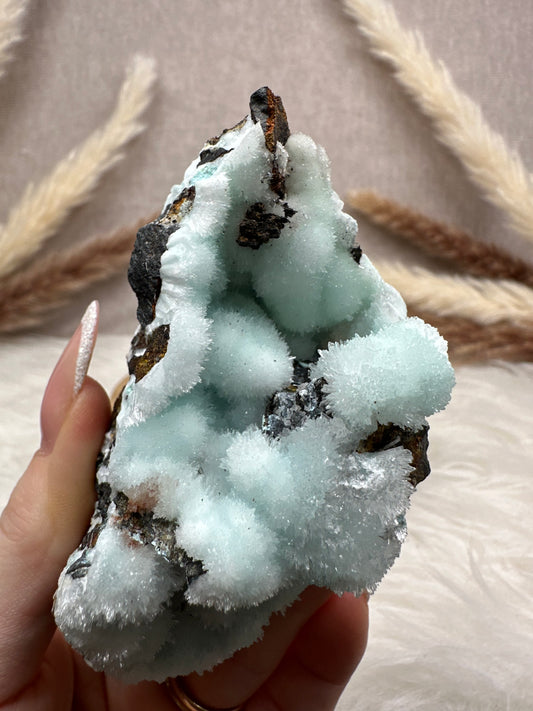 Blaue Aragonit Stufe (3)