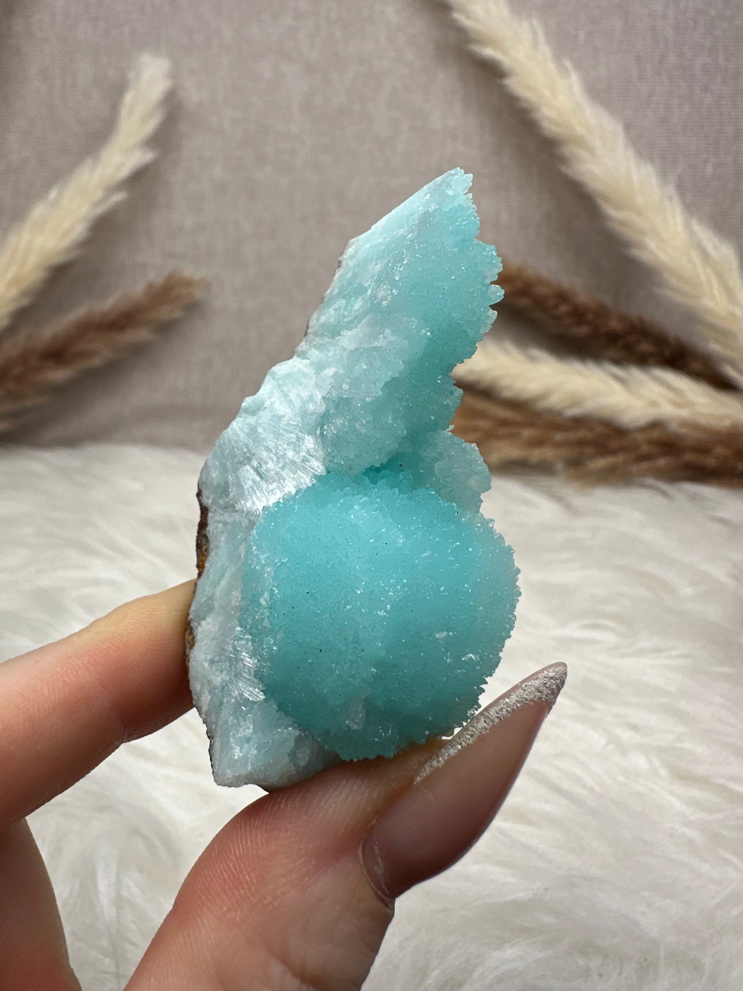 Blaue Aragonit Stufe (7)