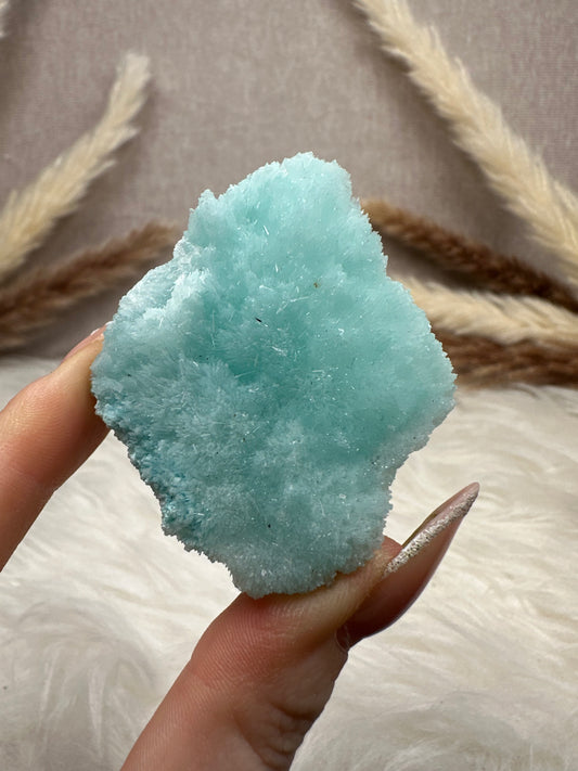 Blaue Aragonit Stufe (8)