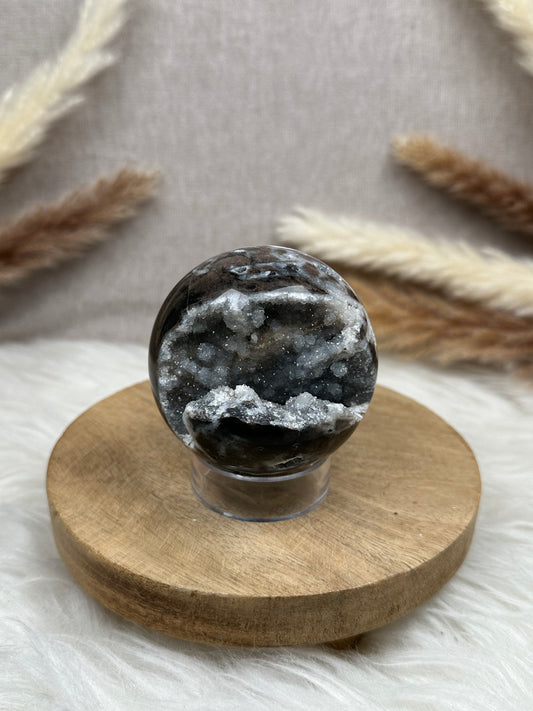 Druzy Chalcedon Kugel (2)