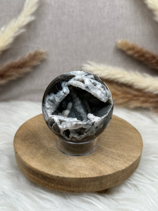 Druzy Chalcedon Kugel (5)