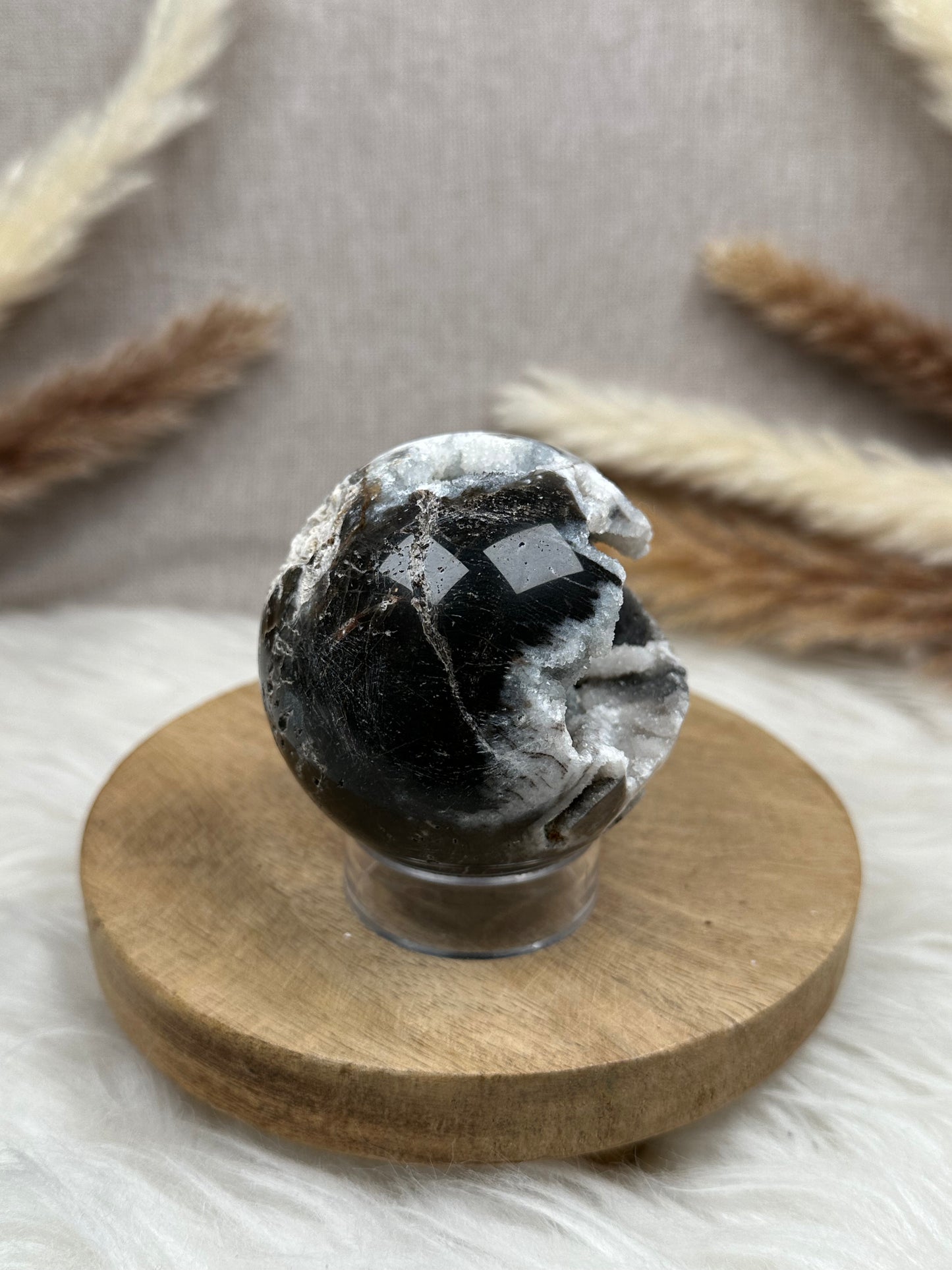 Druzy Chalcedon Kugel (5)