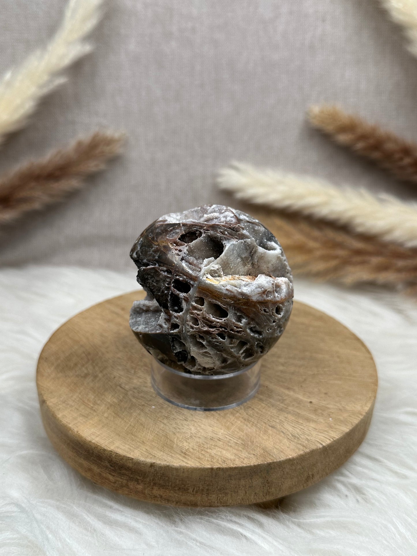 Druzy Chalcedon Kugel (7)