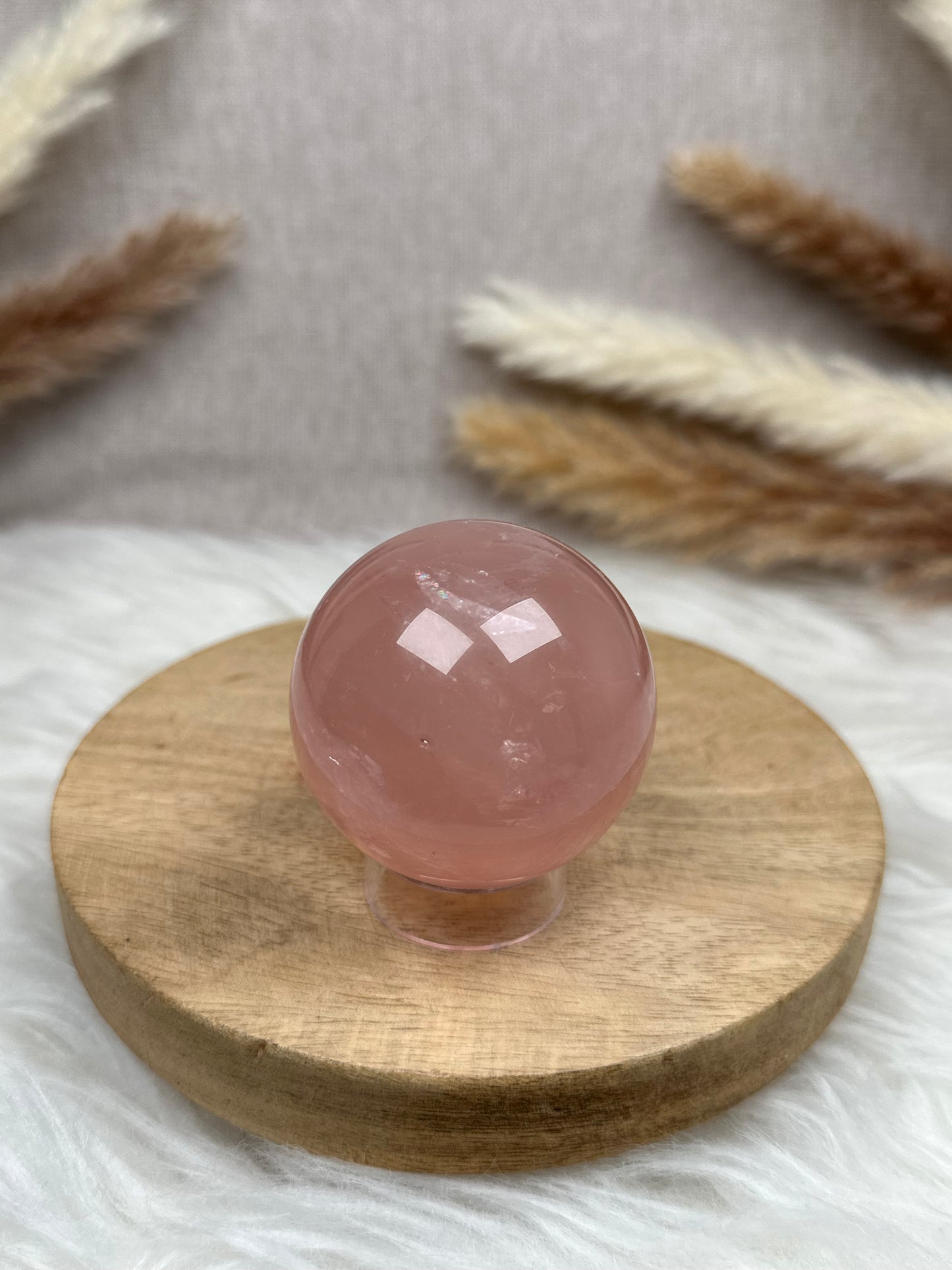 Sternrosenquarz Kugel (1)