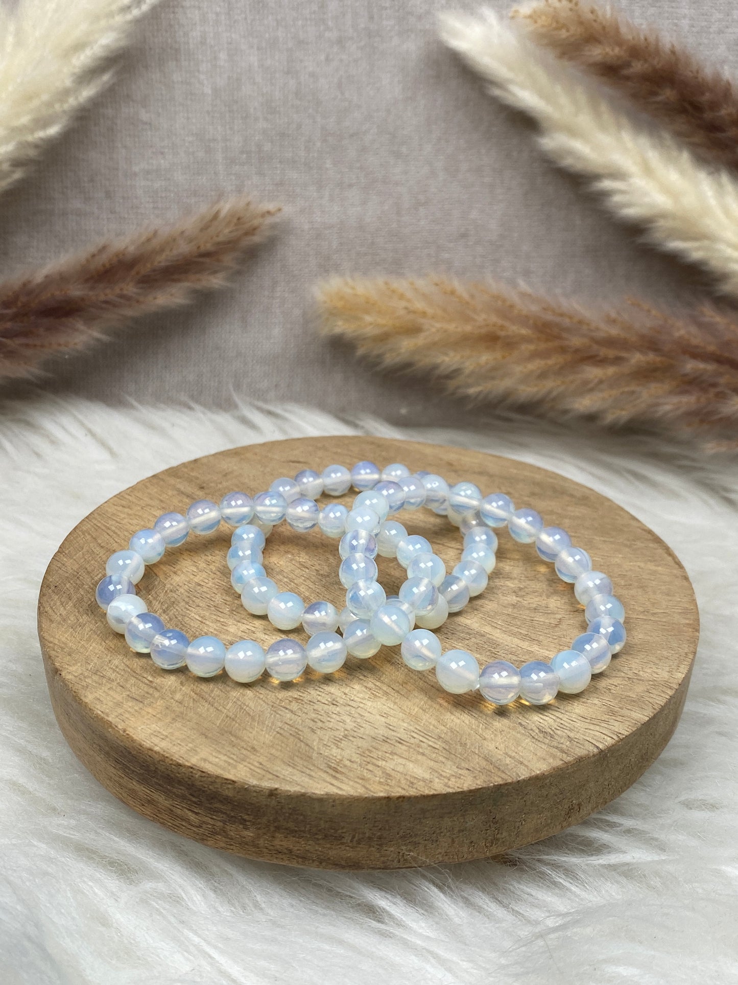 Opalith Armbänder (künstliches Opalglas)