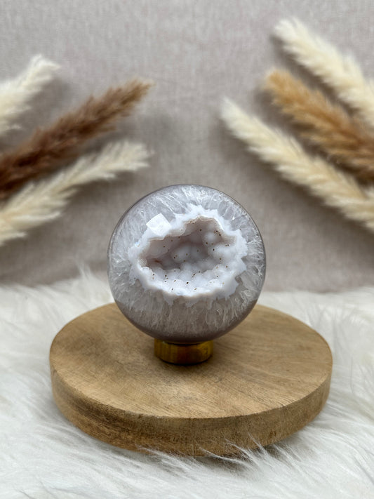 Druzy Achat Kugel (3)