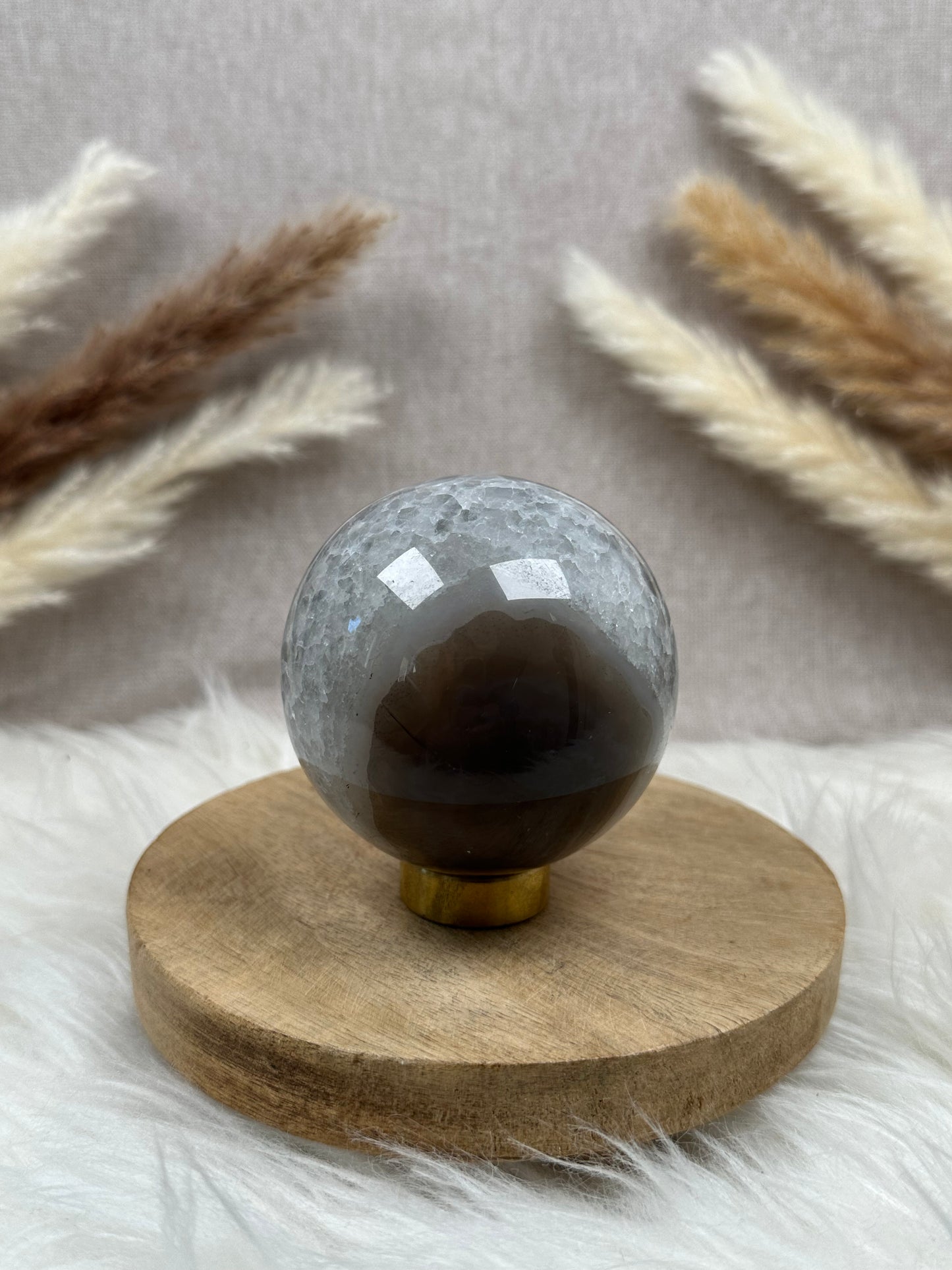 Druzy Achat Kugel (4)