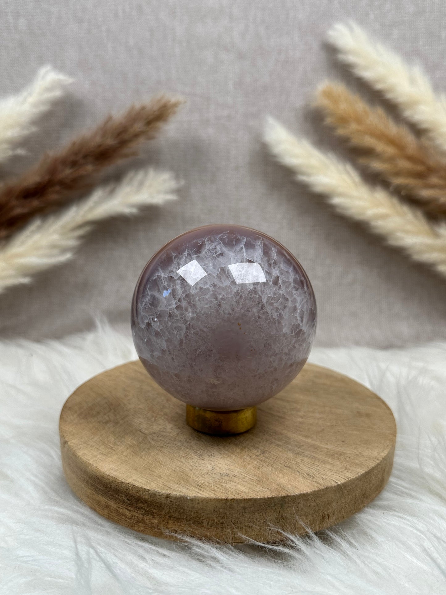Druzy Achat Kugel (5)