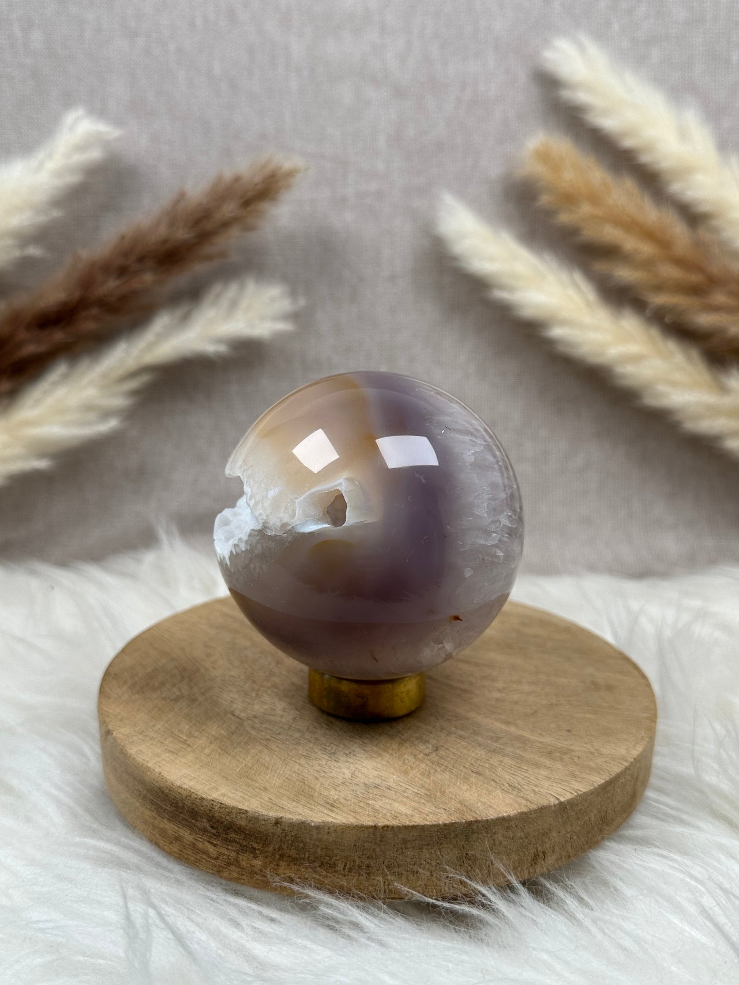 Druzy Achat Kugel (5)