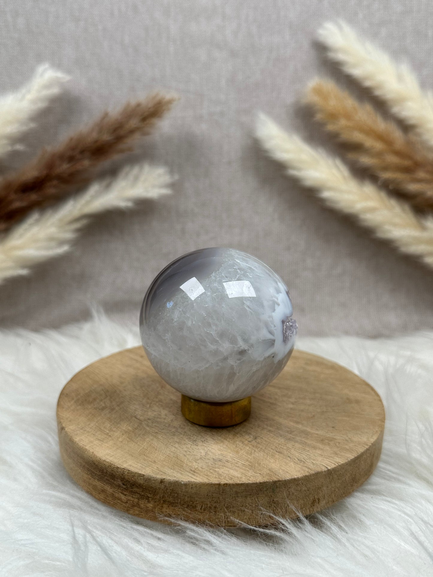 Achat mit Amethyst Kugel (2)