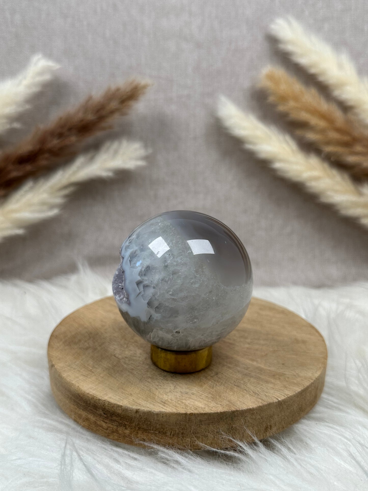 Achat mit Amethyst Kugel (4)