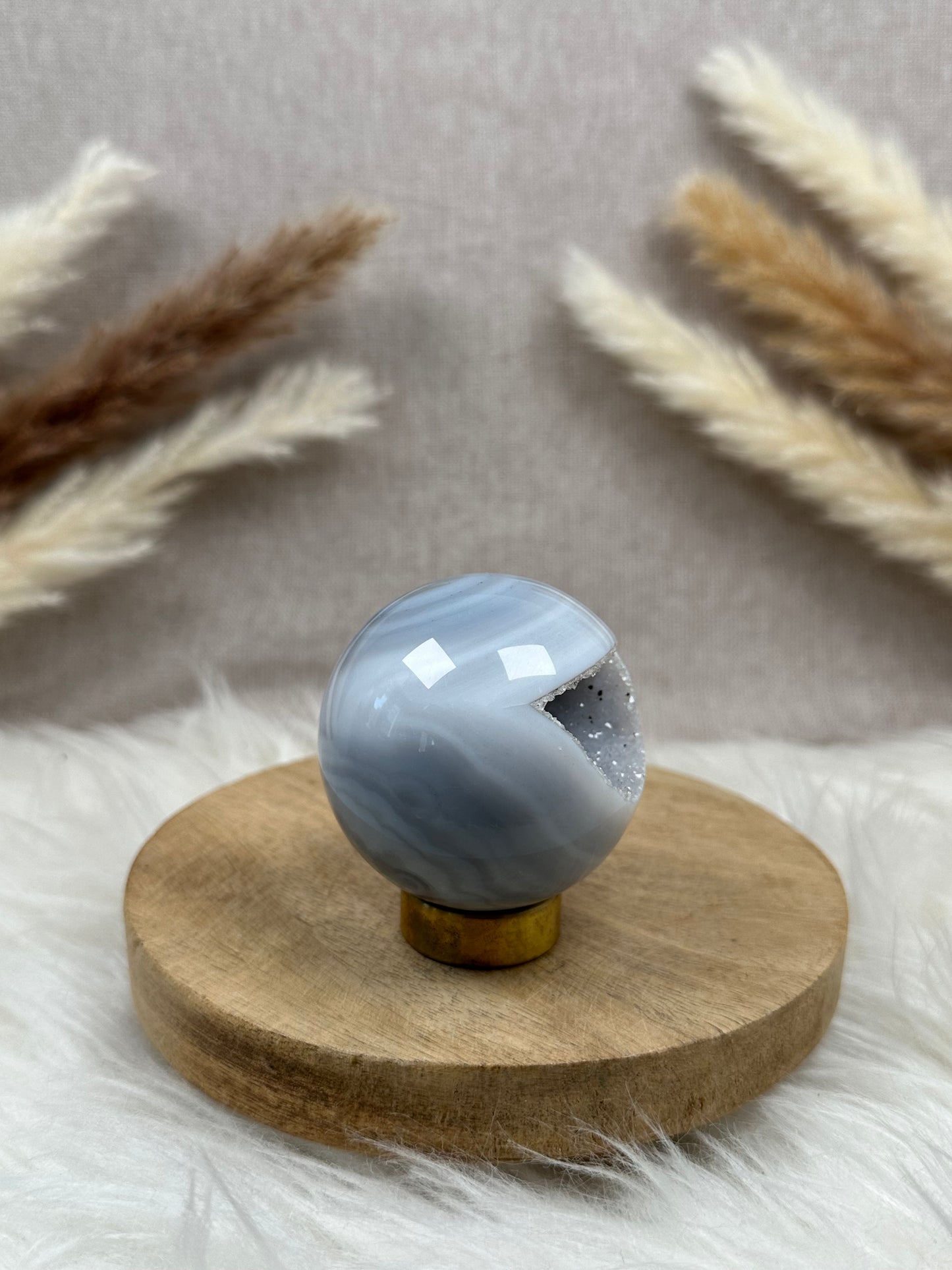 Druzy Achat Kugel (6)