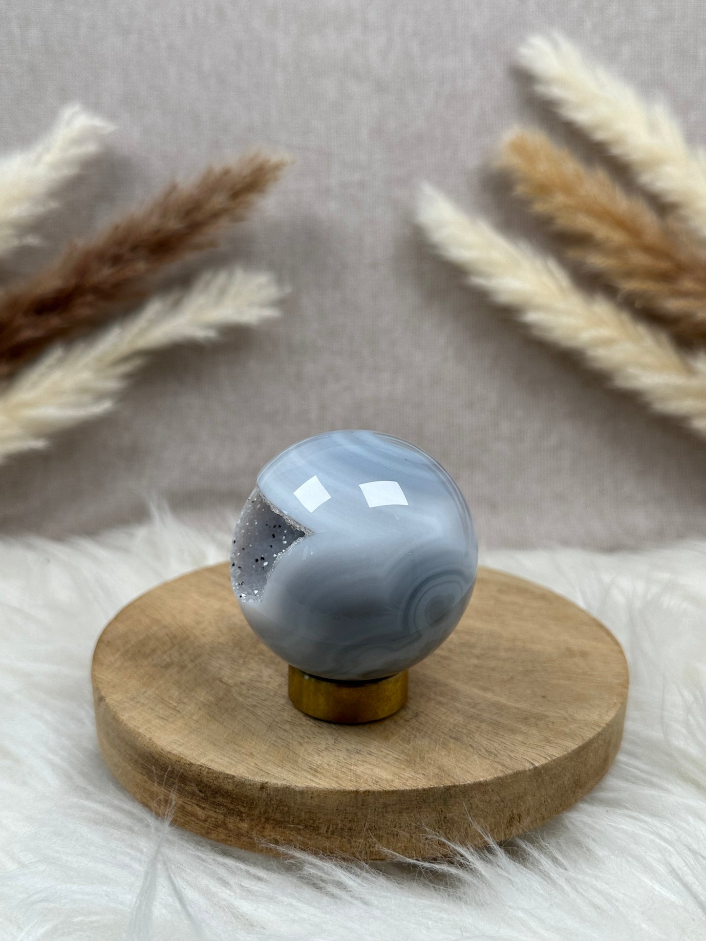 Druzy Achat Kugel (6)