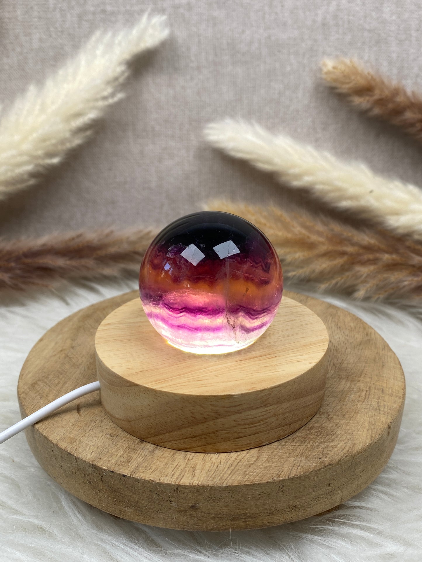 Bunte Fluorit Kugel (3)