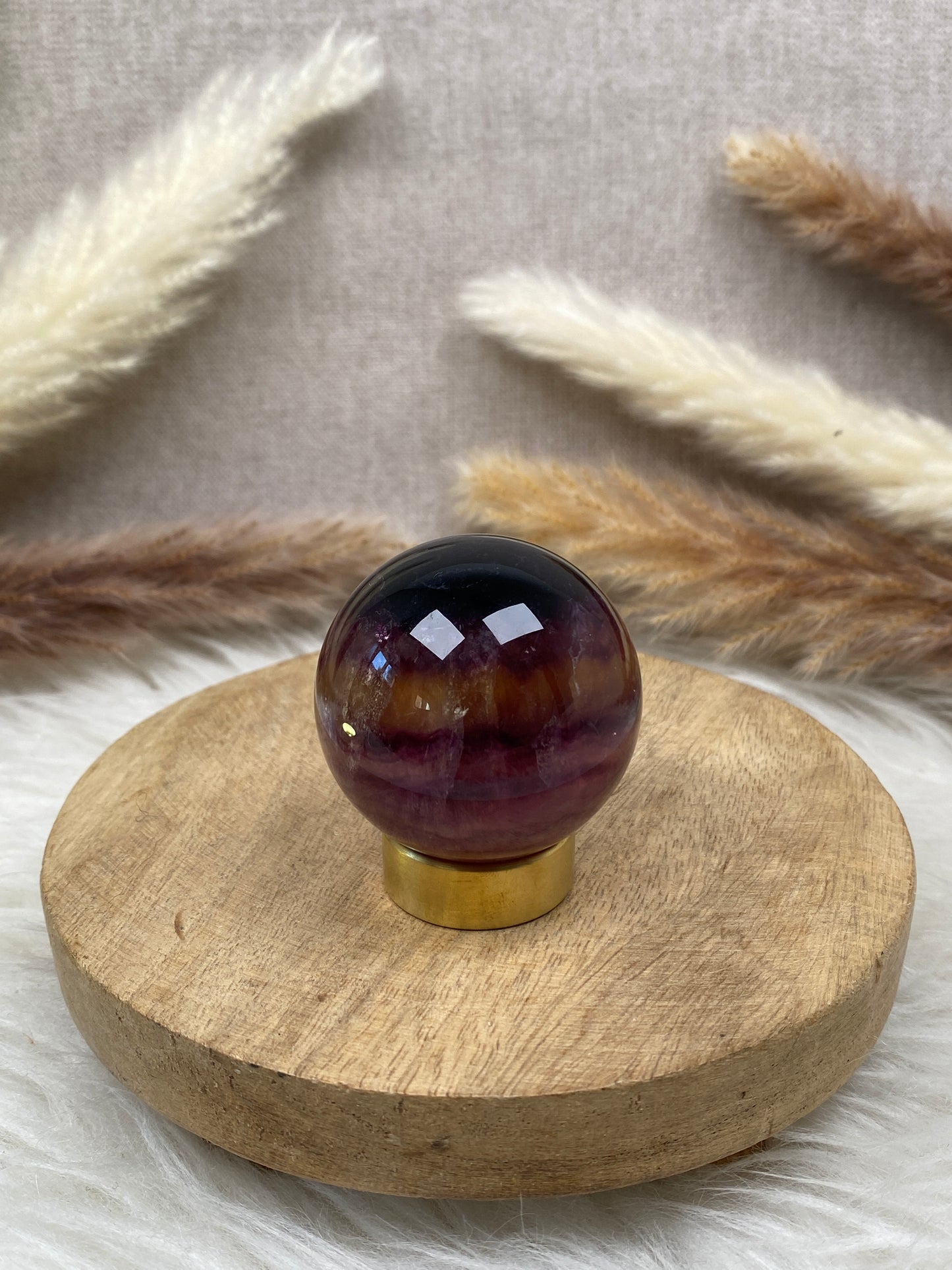 Bunte Fluorit Kugel (3)