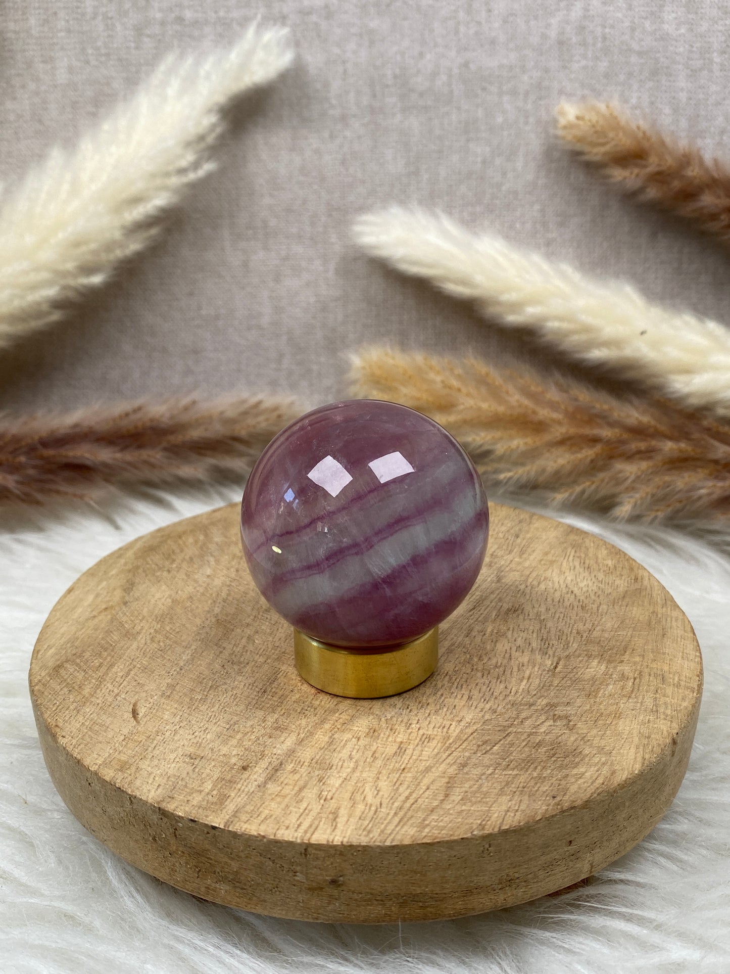 Bunte Fluorit Kugel (6)