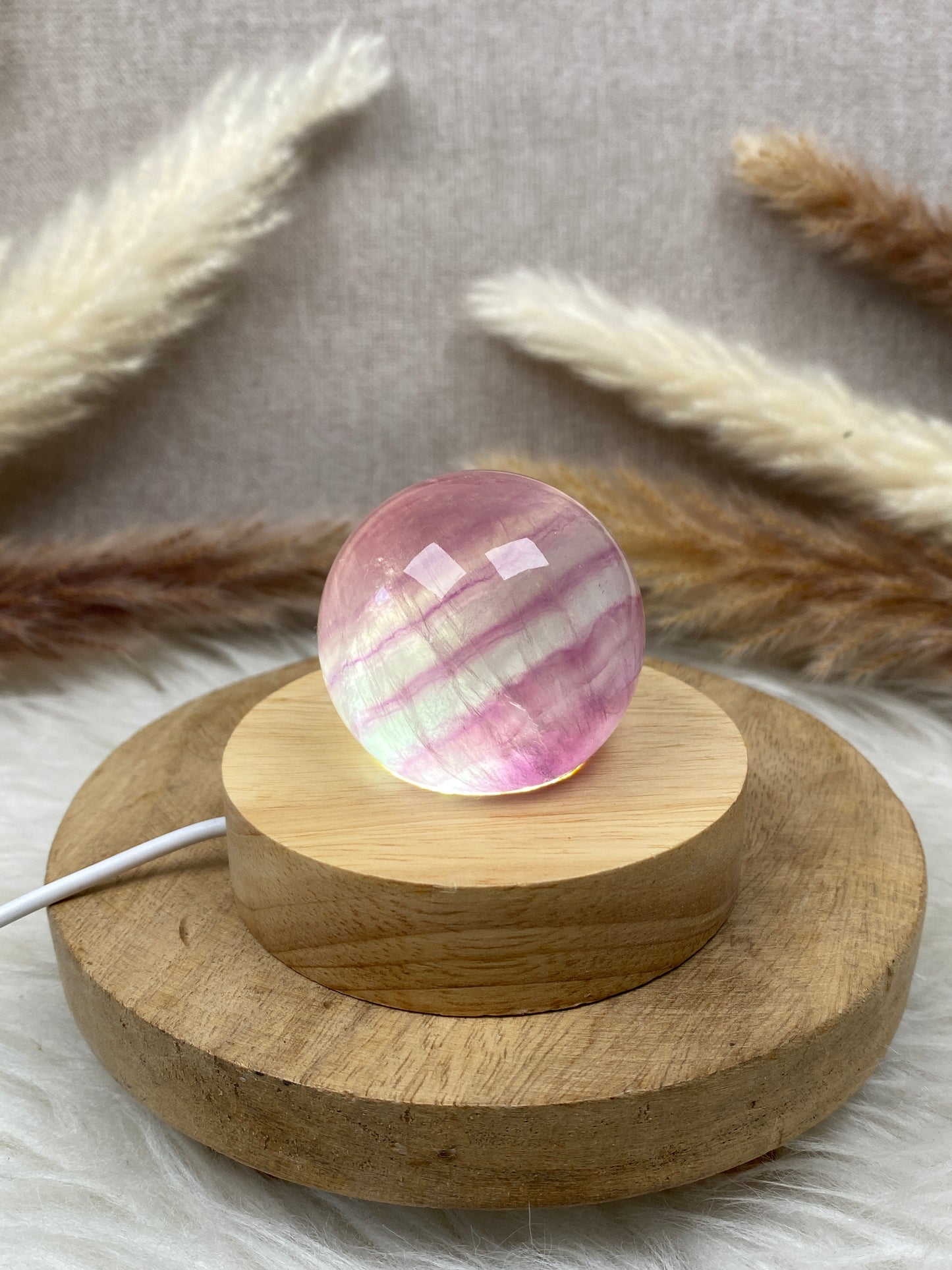 Bunte Fluorit Kugel (6)