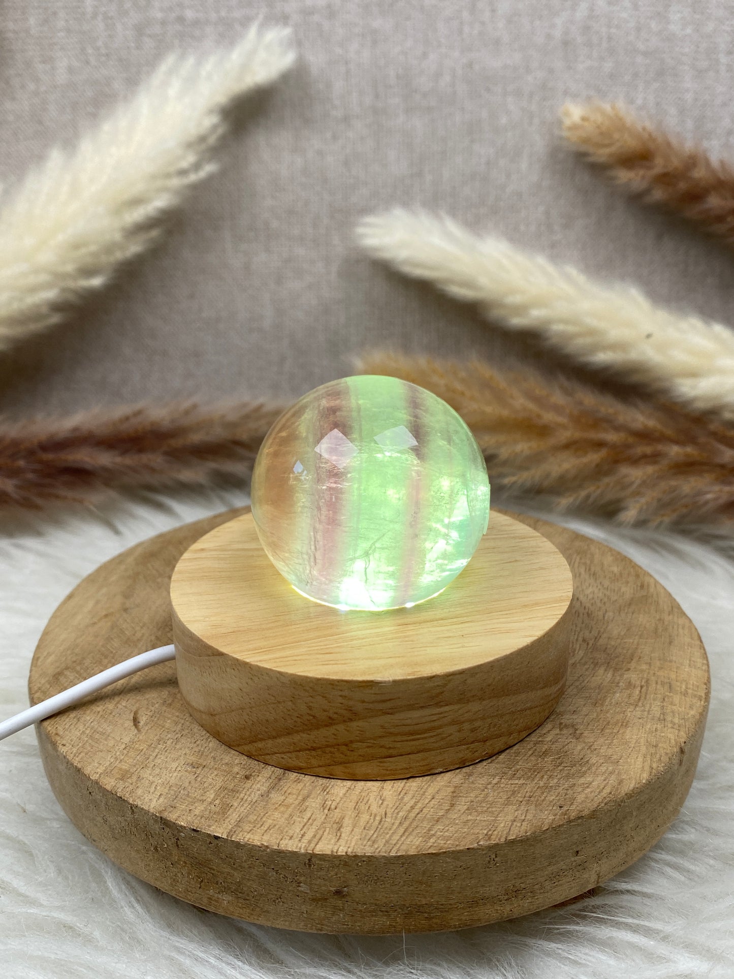 Bunte Fluorit Kugel (7)