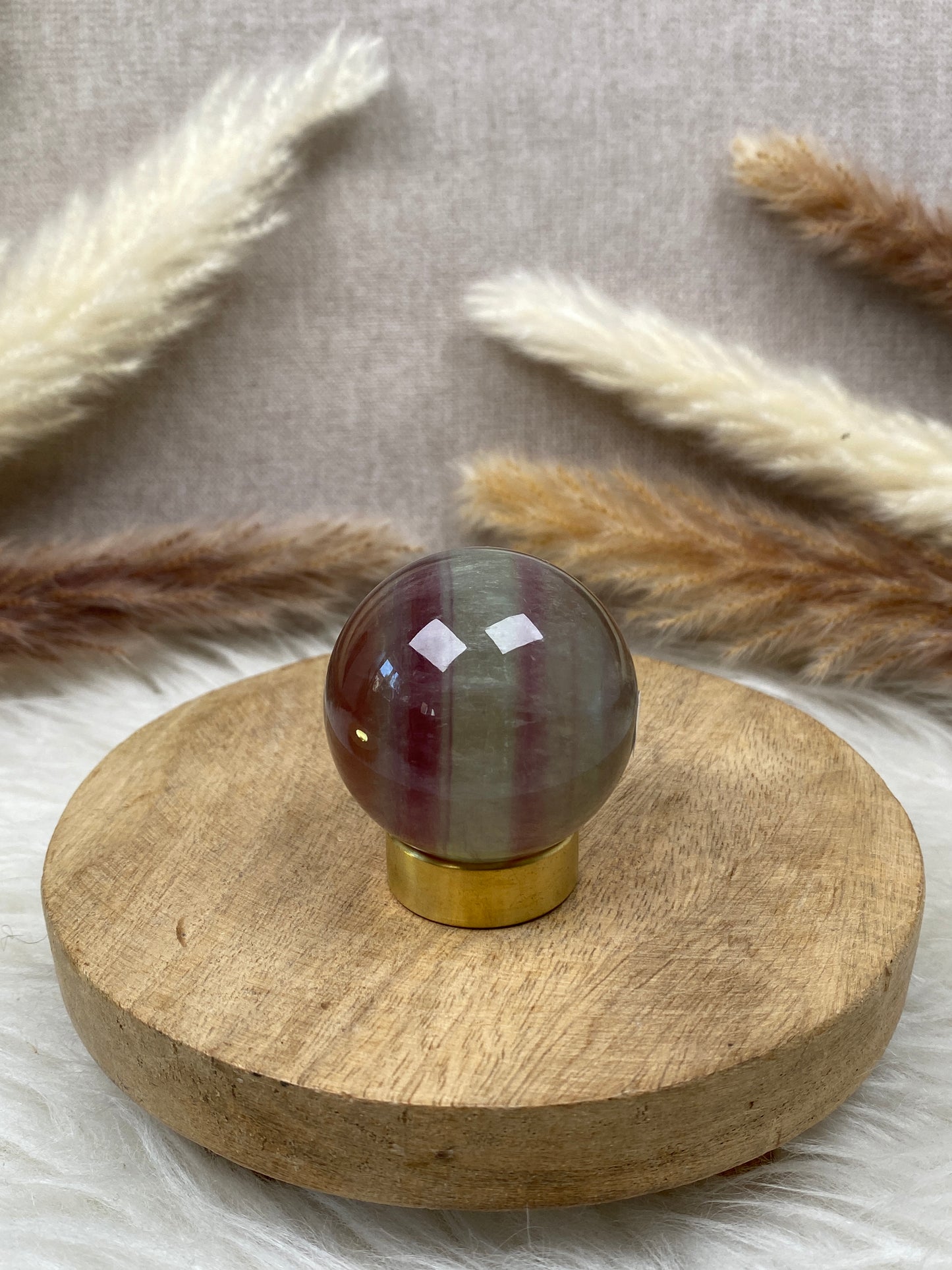 Bunte Fluorit Kugel (7)