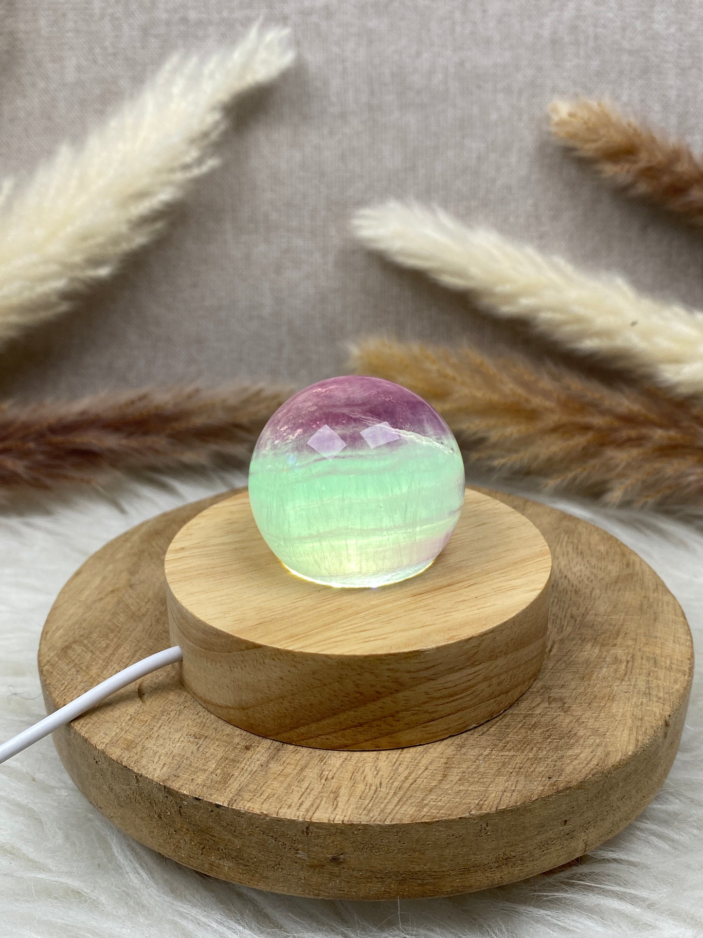 Bunte Fluorit Kugel (9)