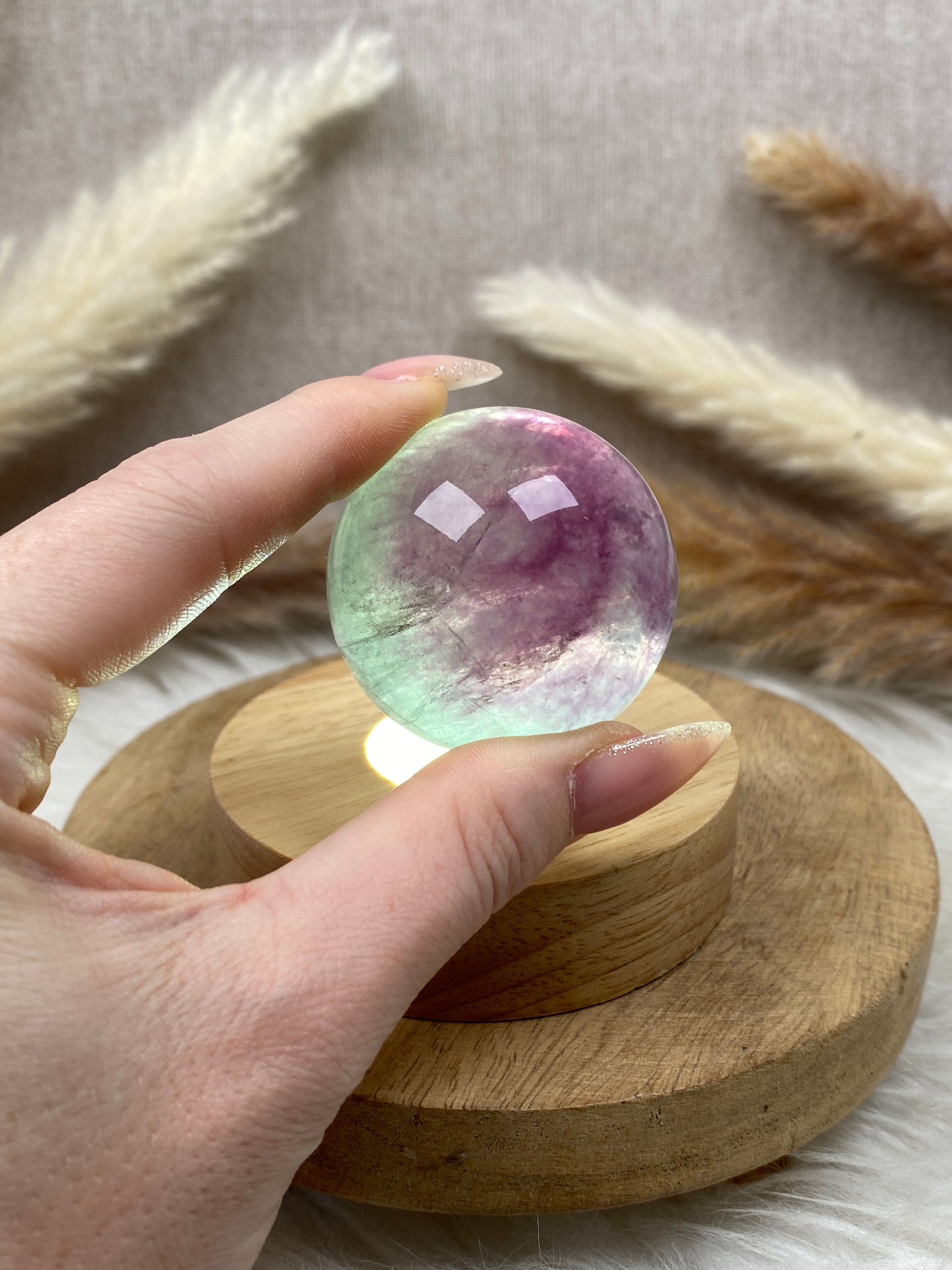 Bunte Fluorit Kugel (9)