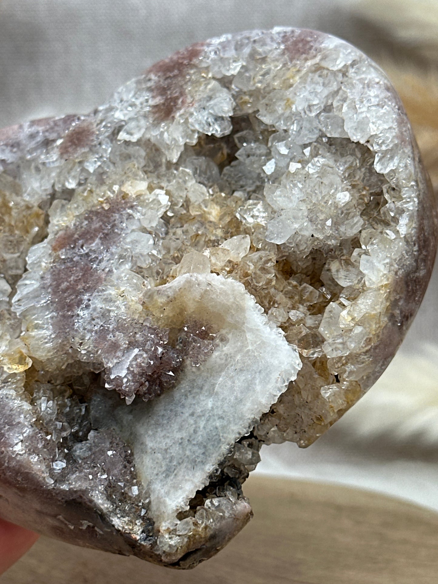 Pink Amethyst Herz (1)