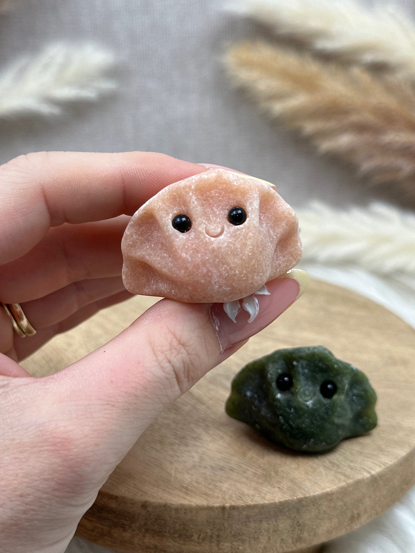 Dumpling Carvings (mit Augen)