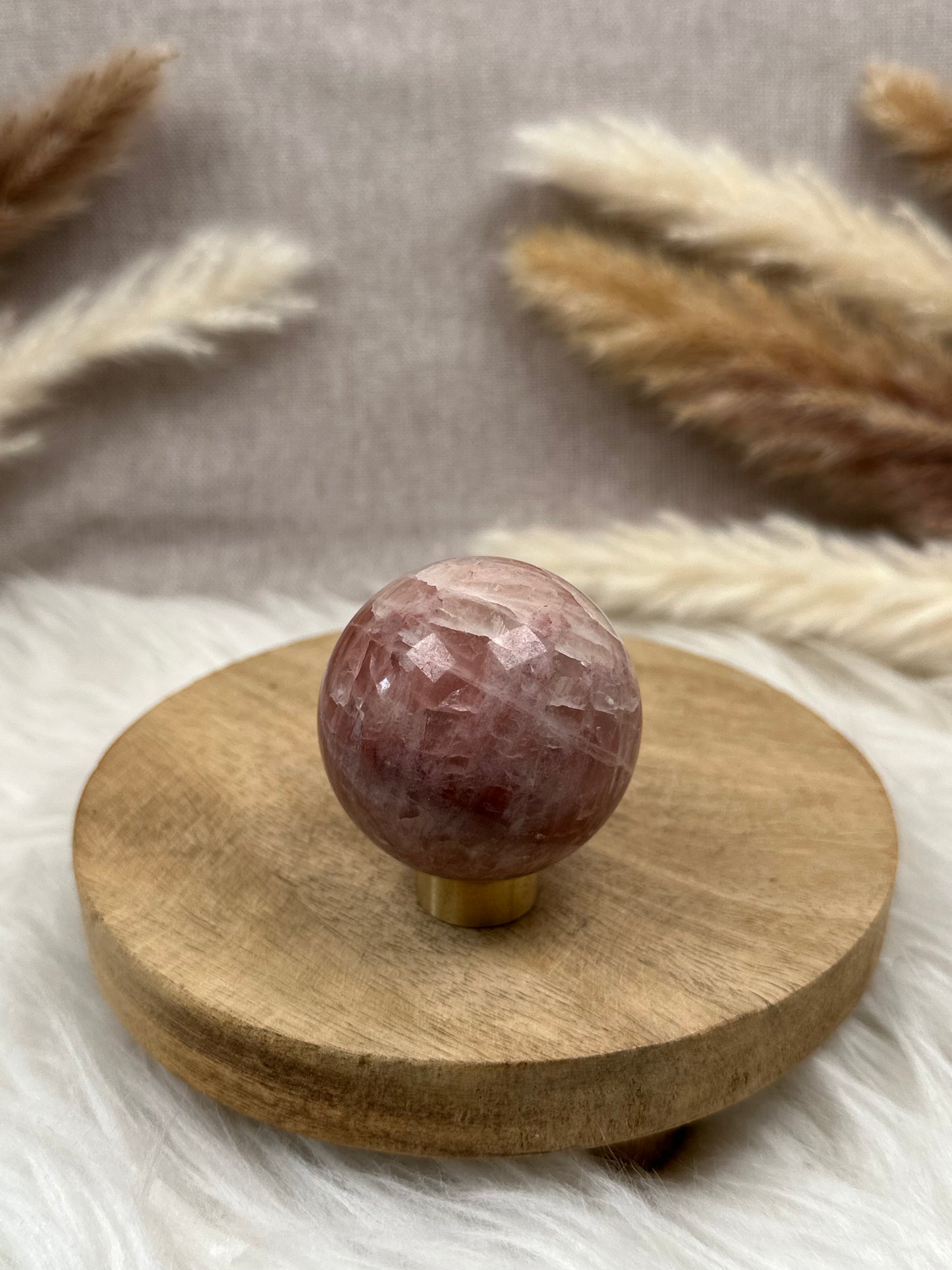 Rosa Calcit Kugel (1)