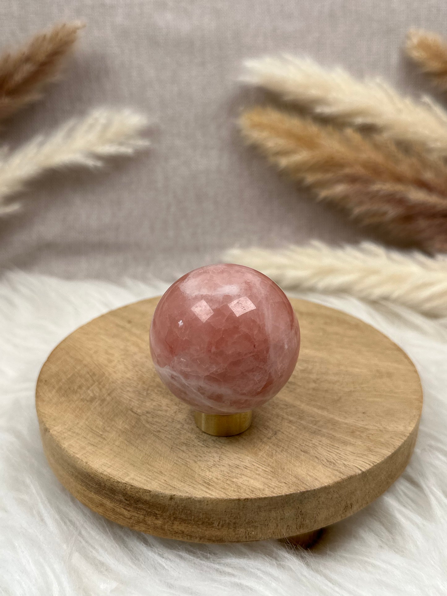 Rosa Calcit Kugel (2)
